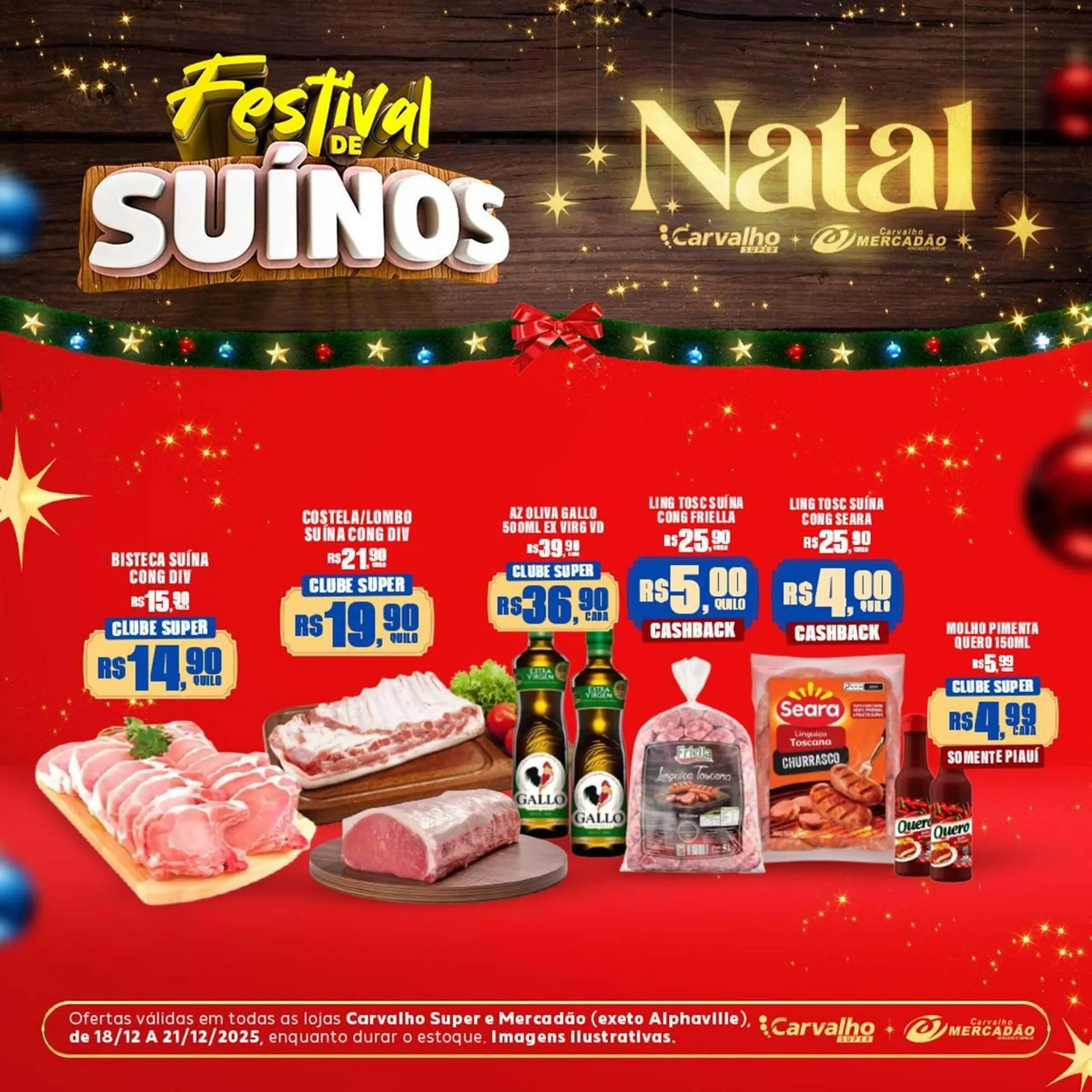 Encarte de Catálogo Carvalho Supermercado 18 de dezembro até 21 de dezembro 2025 - Pagina 2