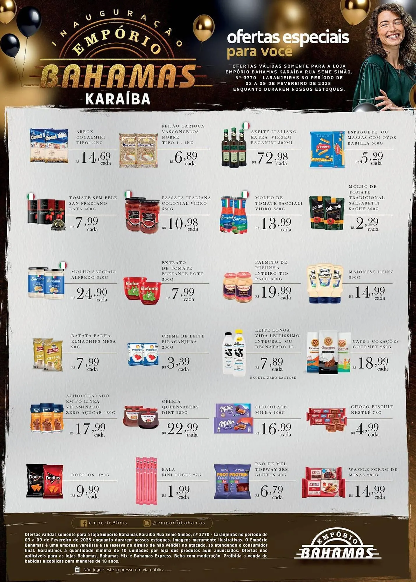 Encarte de Catálogo Empório Bahamas 3 de fevereiro até 9 de fevereiro 2025 - Pagina 1