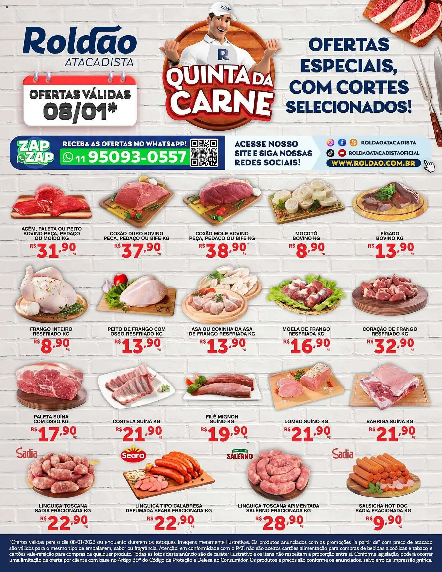 Encarte de Folheto Roldão 8 de janeiro até 8 de janeiro 2026 - Pagina 1