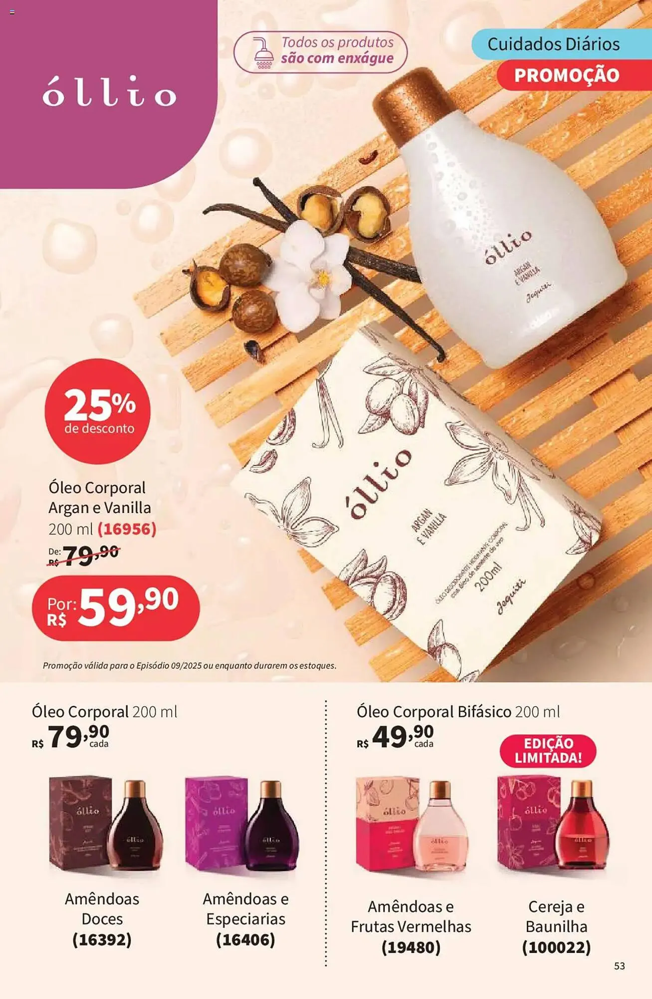 Encarte de Catálogo Jequiti 19 de junho até 17 de julho 2025 - Pagina 53