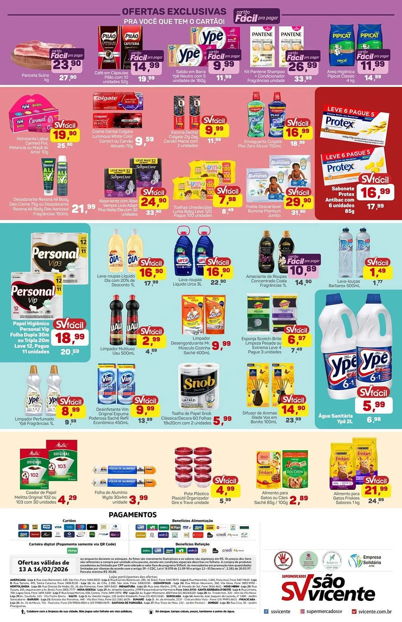 Encarte de Catálogo Supermercados São Vicente 13 de fevereiro até 16 de fevereiro 2026 - Pagina 4