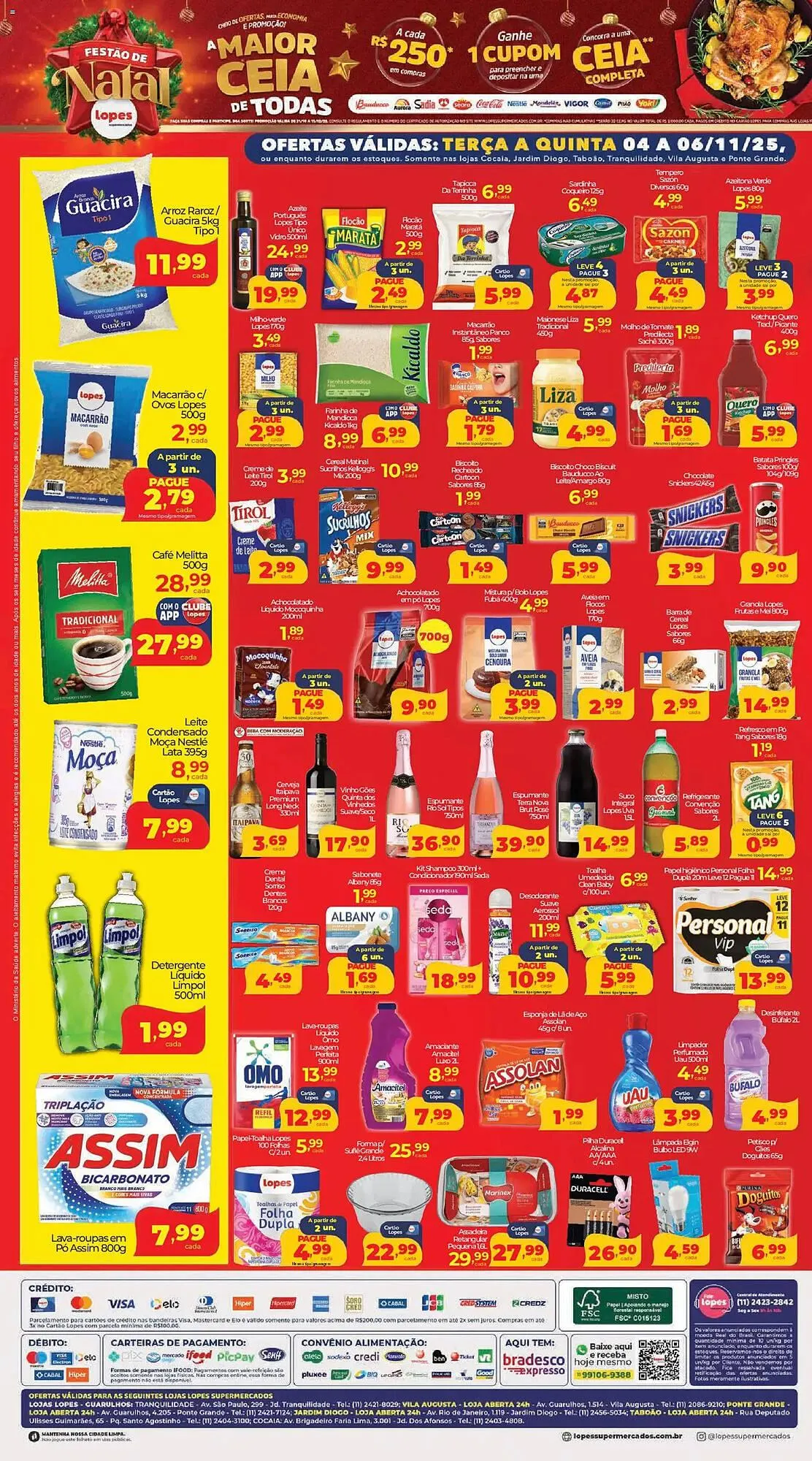 Encarte de Folheto Lopes Supermercados 4 de novembro até 6 de novembro 2025 - Pagina 2