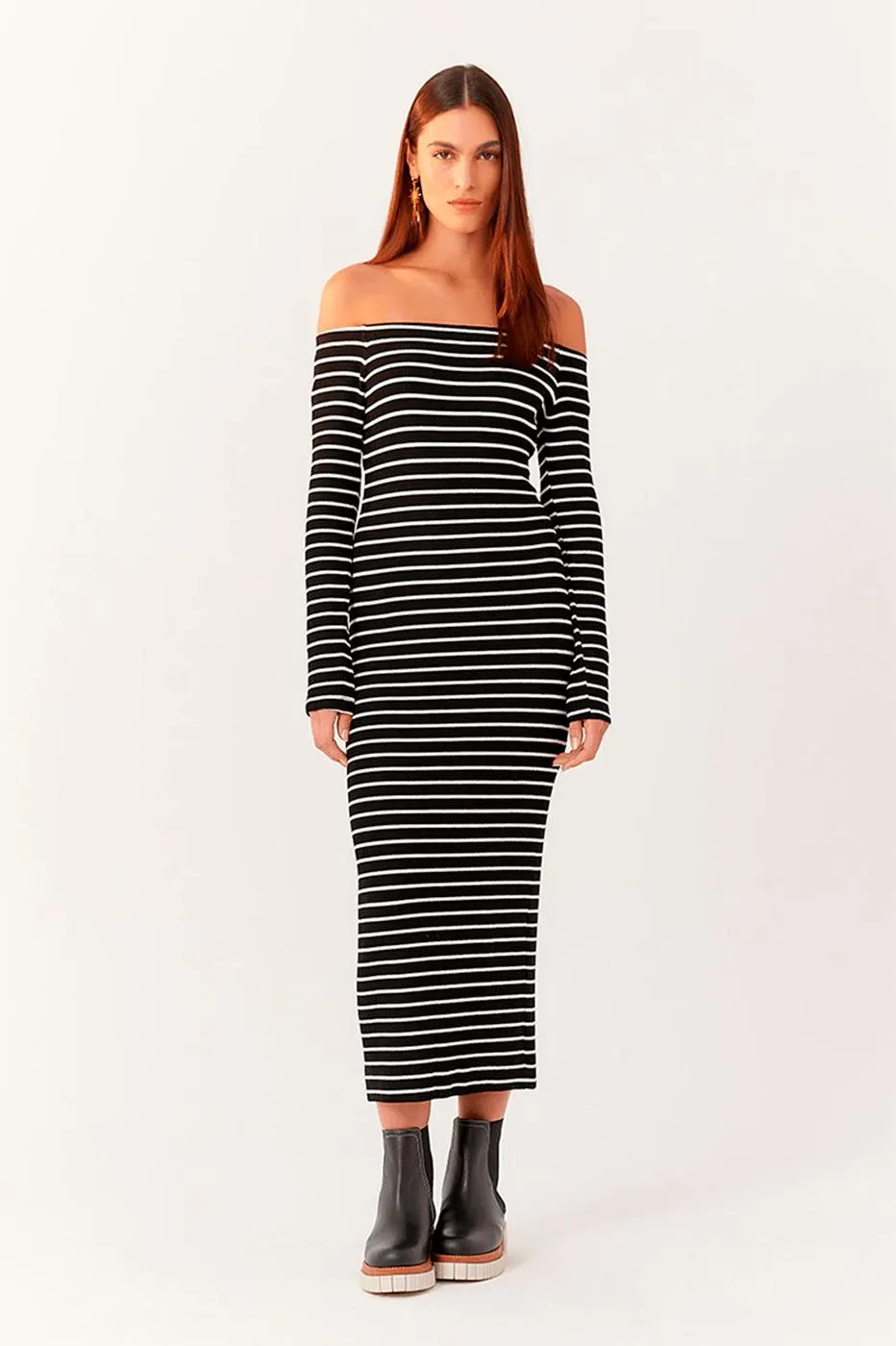 Vestido Estampa Listra