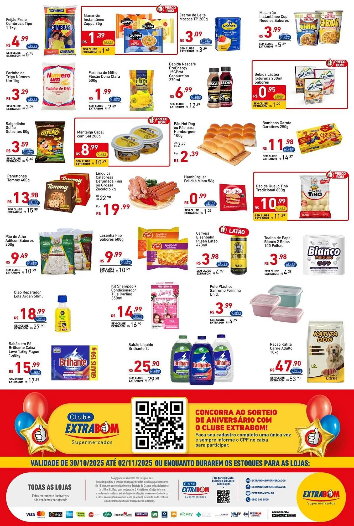 Encarte de Catálogo Extrabom Supermercados 30 de outubro até 2 de novembro 2025 - Pagina 2