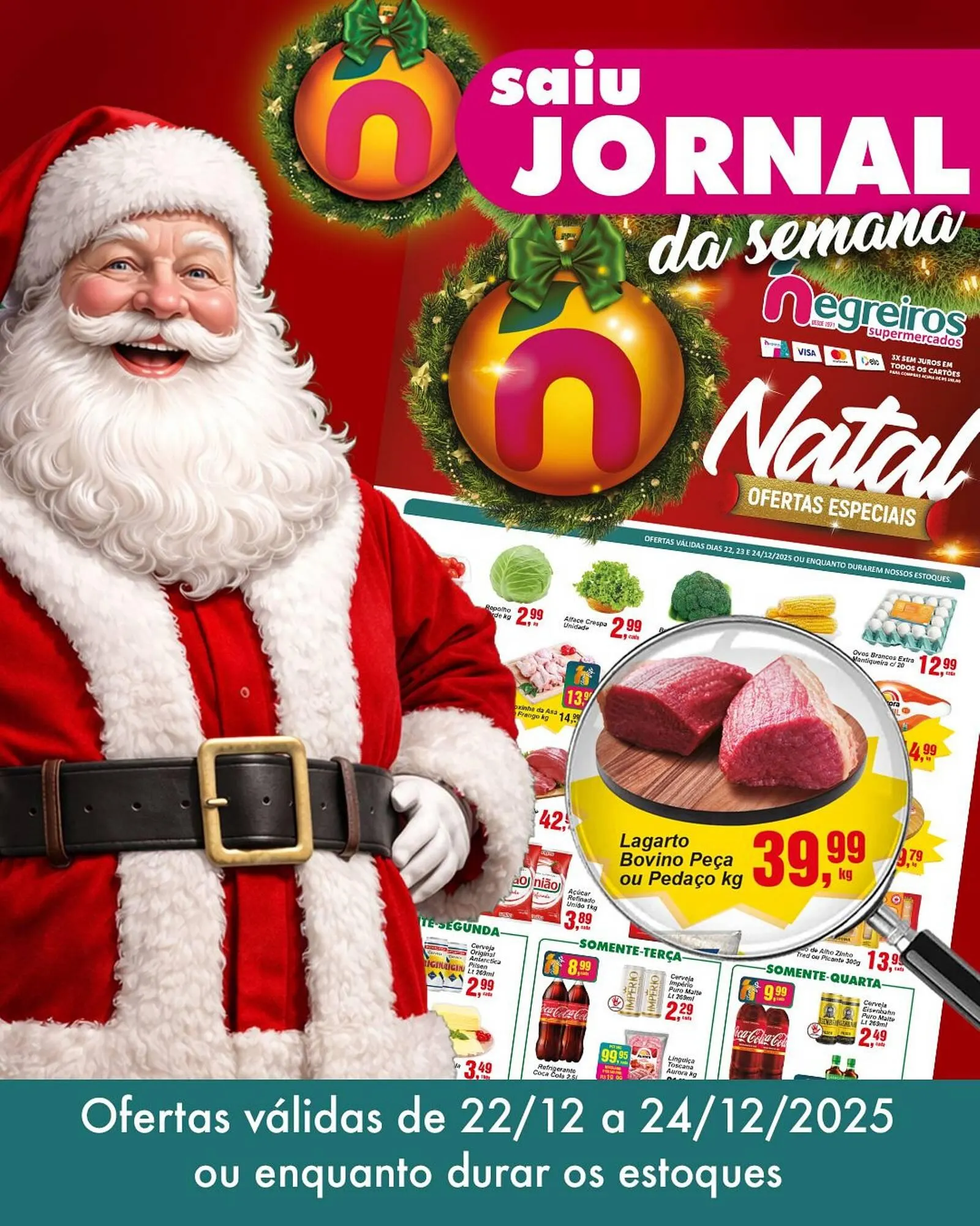 Encarte de Folheto Negreiros 22 de dezembro até 24 de dezembro 2025 - Pagina 1