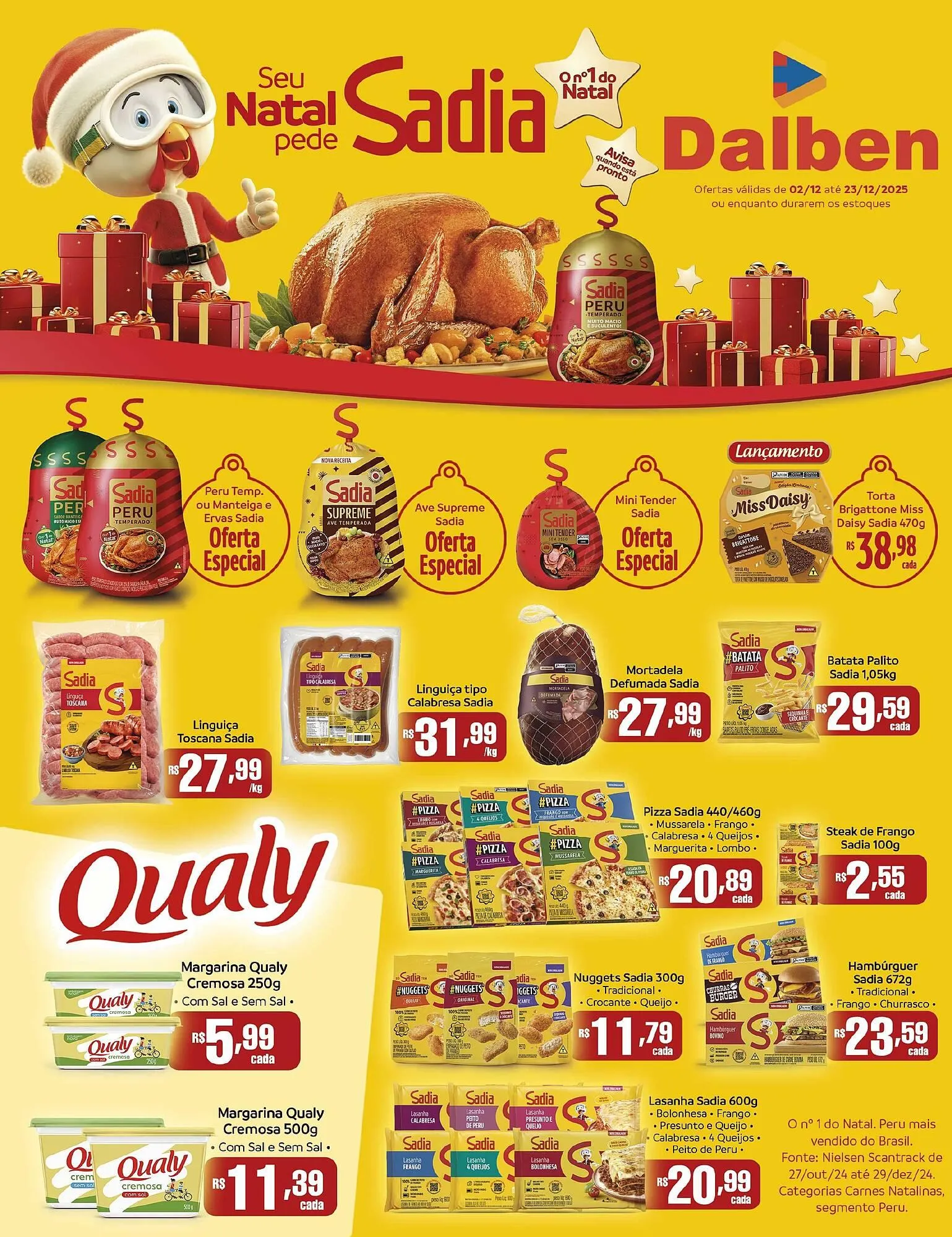 Encarte de Catálogo Supermercado Dalben 2 de dezembro até 23 de dezembro 2025 - Pagina 1