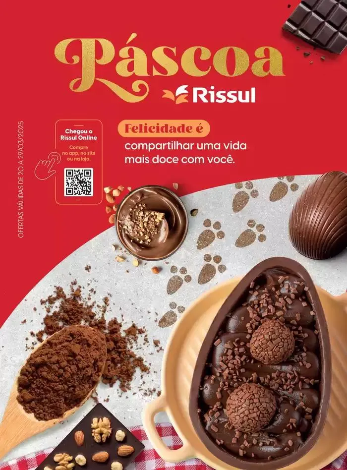 Encarte de PÁSCOA RISSUL 20 de março até 29 de março 2025 - Pagina 1