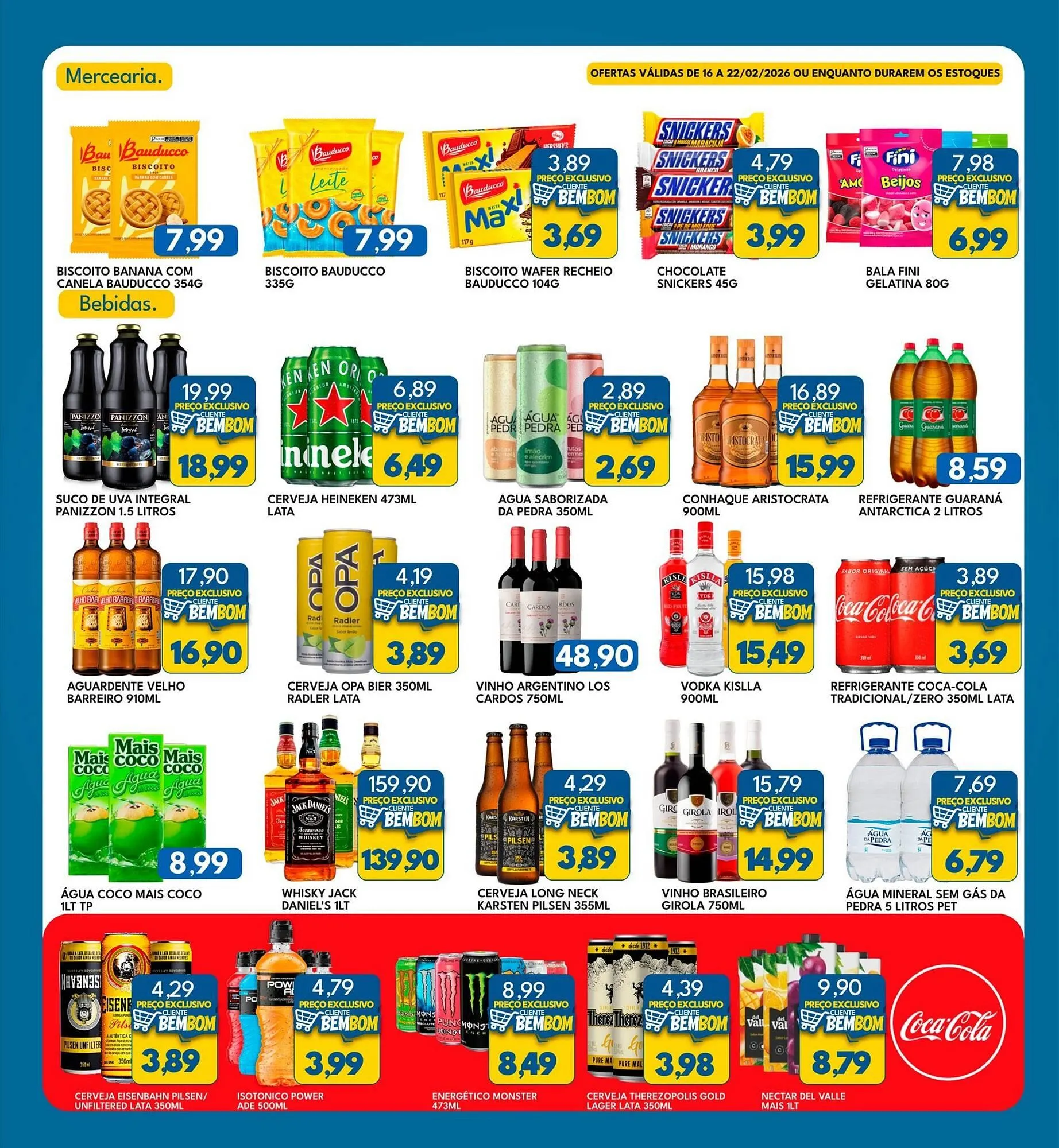 Encarte de Catálogo Rancho Bom Supermercados 16 de fevereiro até 22 de fevereiro 2026 - Pagina 3