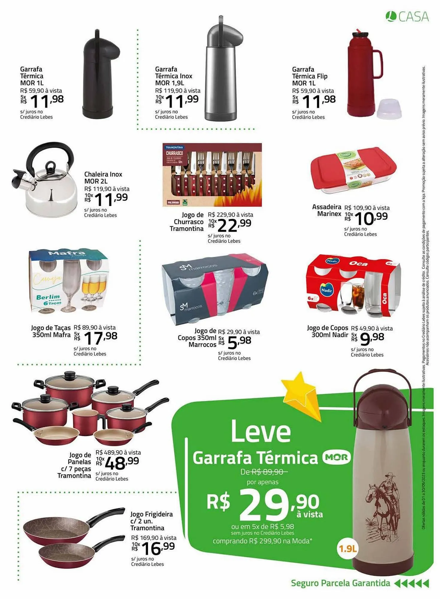 Encarte de Catálogo Lojas Lebes 1 de setembro até 30 de setembro 2023 - Pagina 19