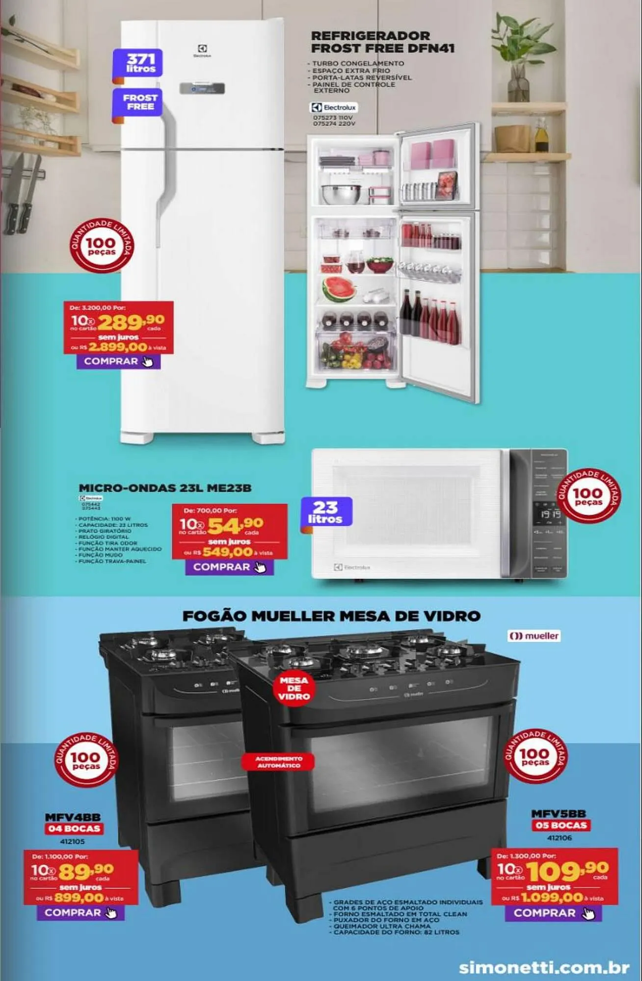 Encarte de Catálogo Móveis Simonetti 10 de julho até 15 de julho 2023 - Pagina 7