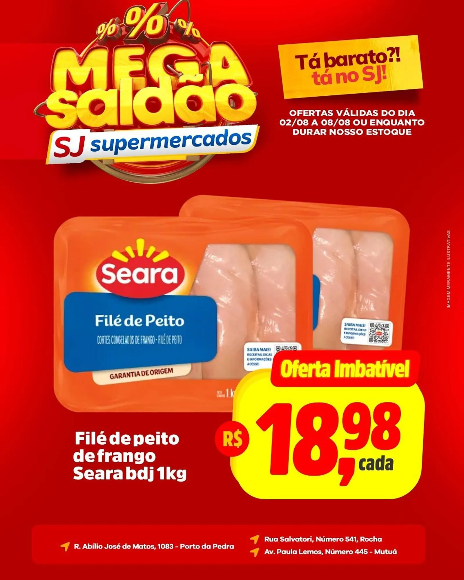 Encarte de Catálogo Sj Supermercados 2 de agosto até 8 de agosto 2025 - Pagina 3