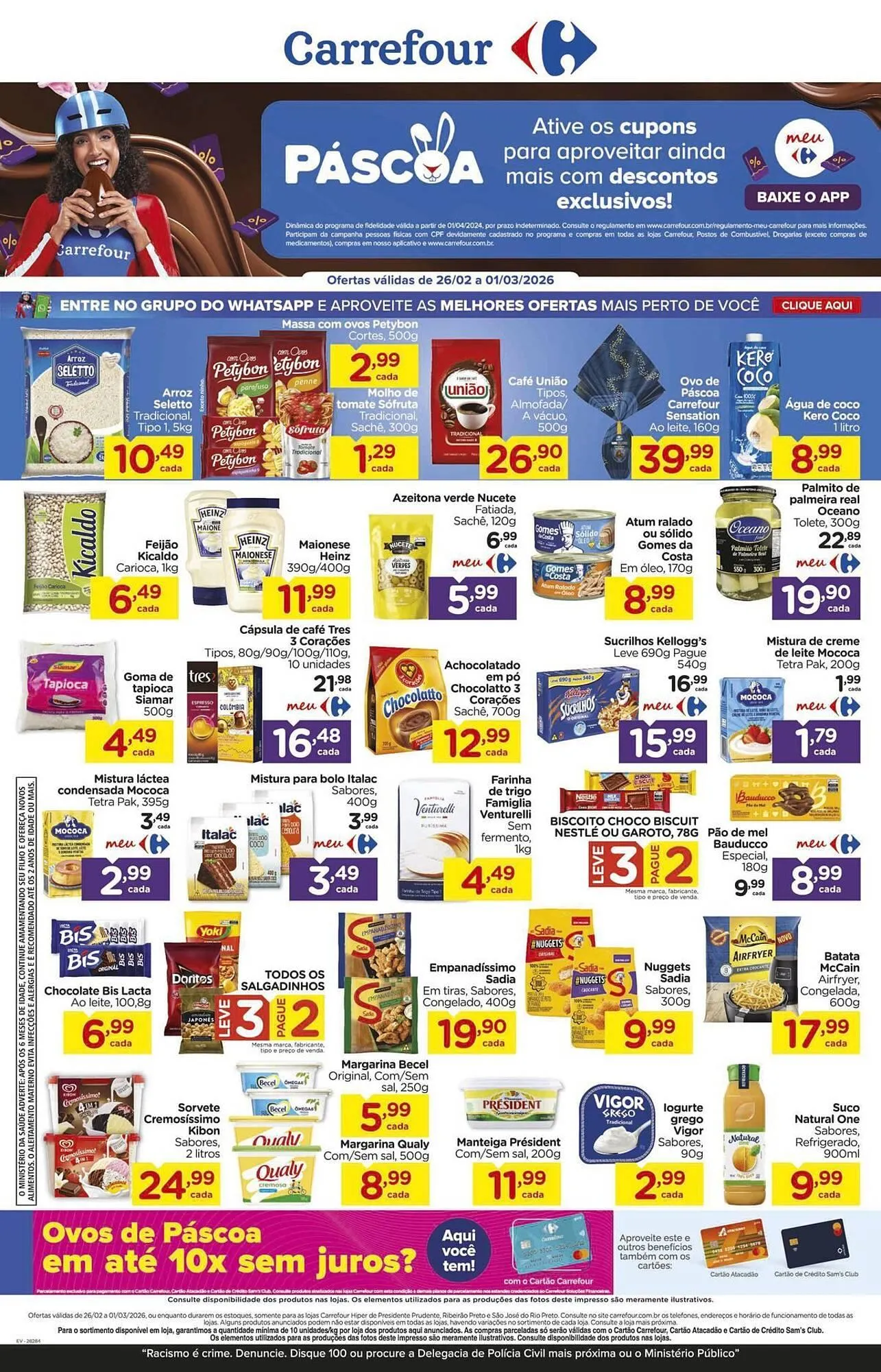 Encarte de Folheto Carrefour 26 de fevereiro até 1 de março 2026 - Pagina 1