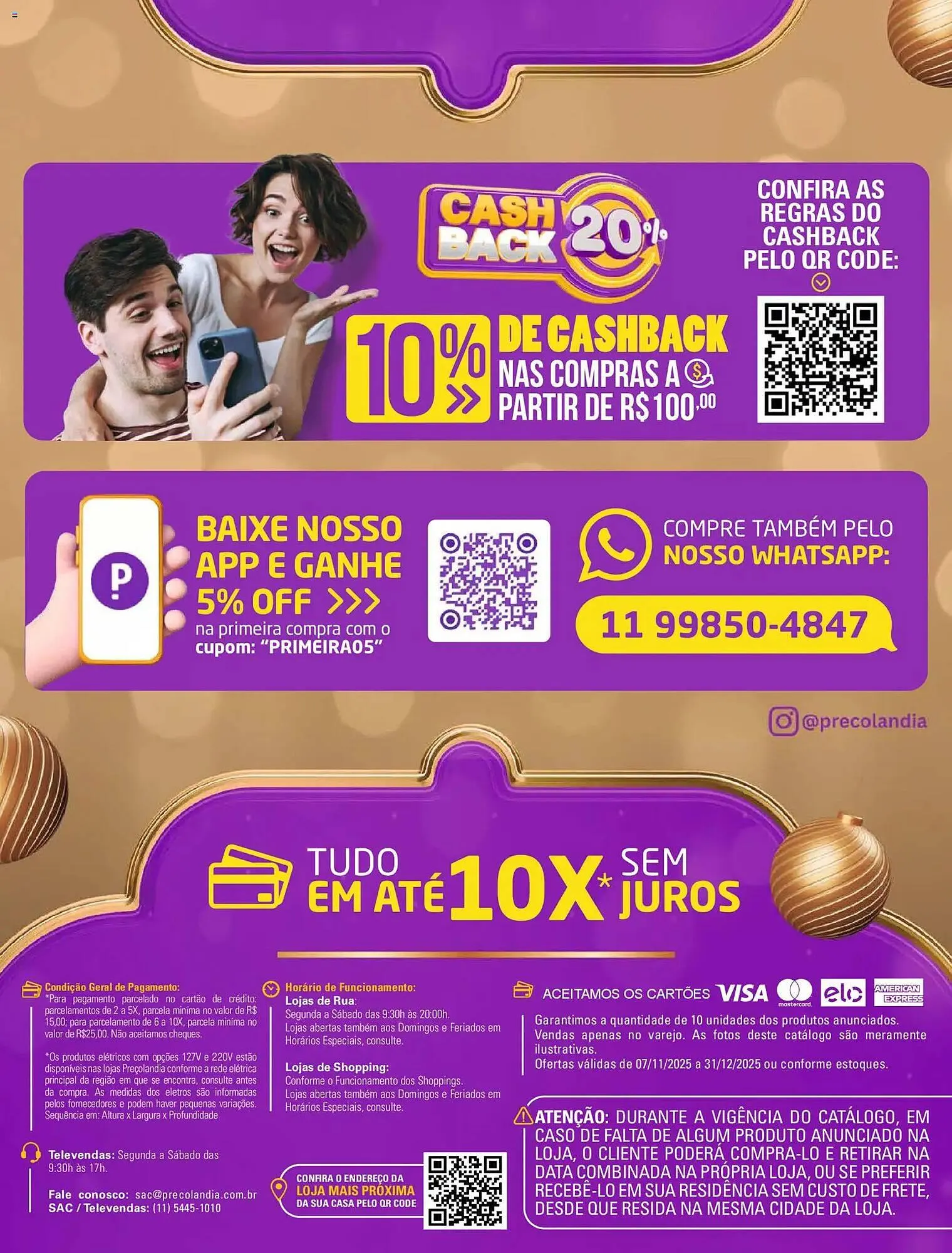 Encarte de Catálogo Preçolândia 7 de novembro até 31 de dezembro 2025 - Pagina 16