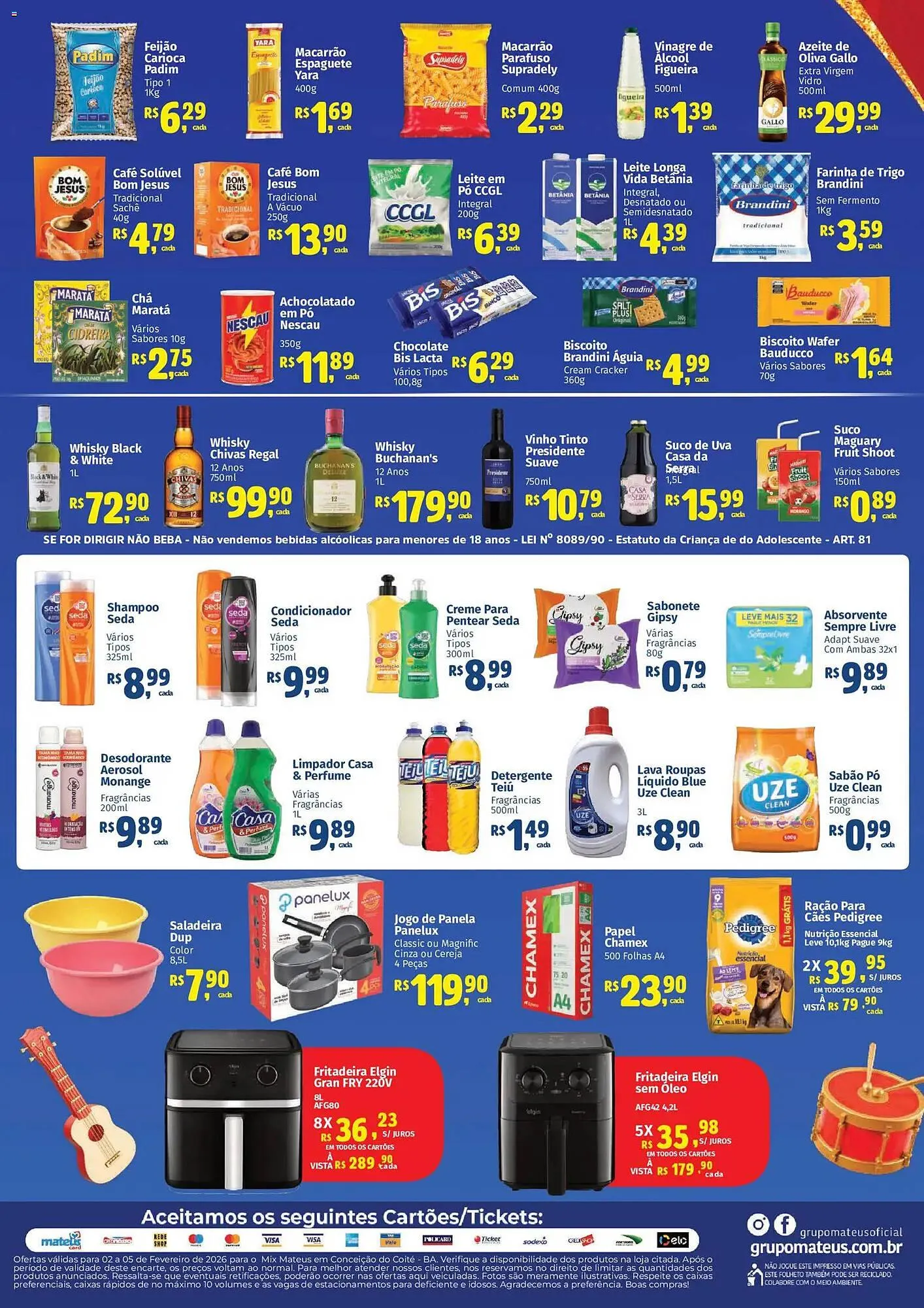 Encarte de Catálogo Supermercados Mateus 2 de fevereiro até 5 de fevereiro 2026 - Pagina 2