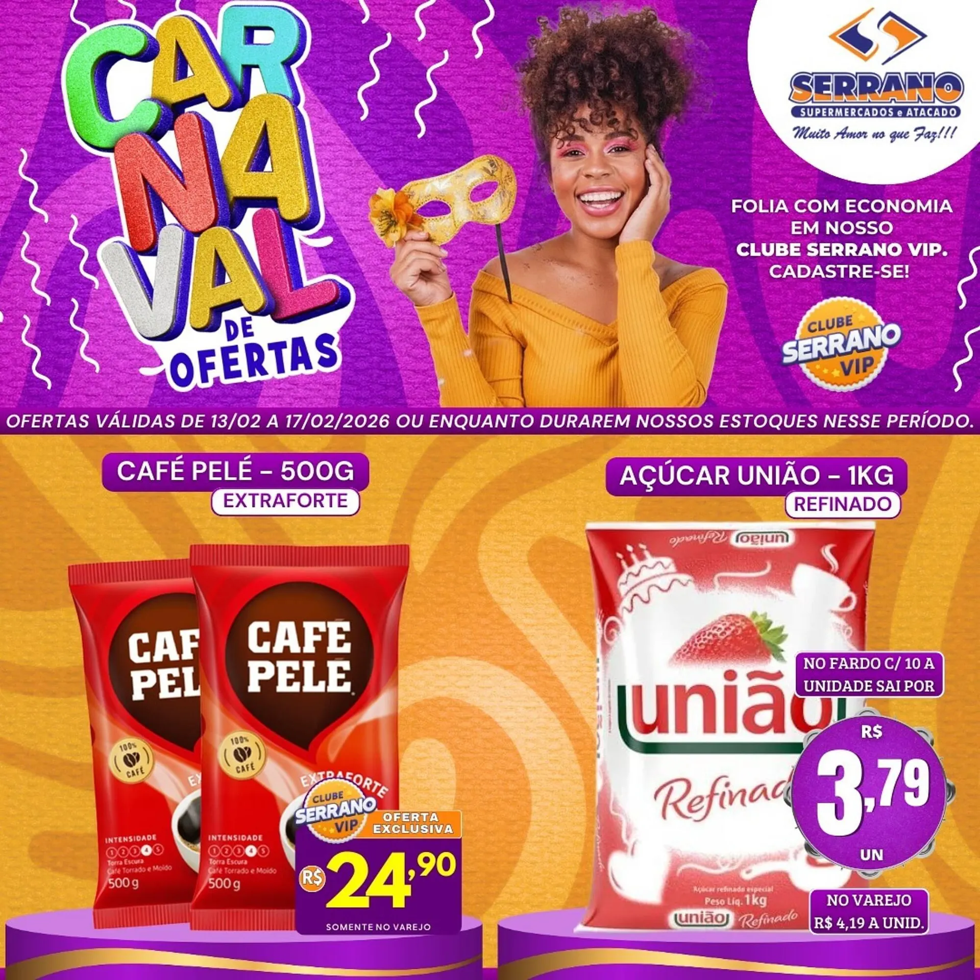 Encarte de Catálogo Serrano Supermercado 14 de fevereiro até 17 de fevereiro 2026 - Pagina 2