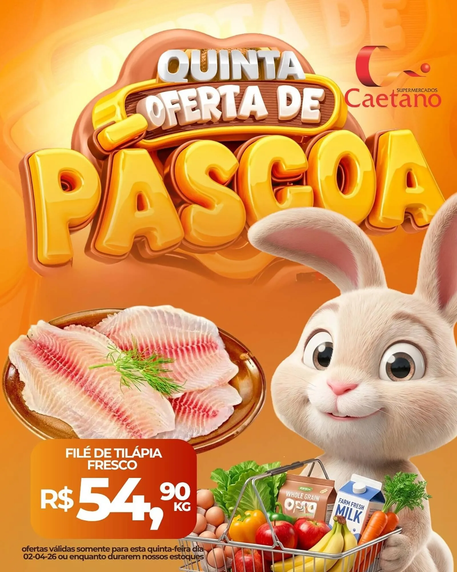 Encarte de Catálogo Supermercados Caetano 2 de abril até 2 de abril 2026 - Pagina 1