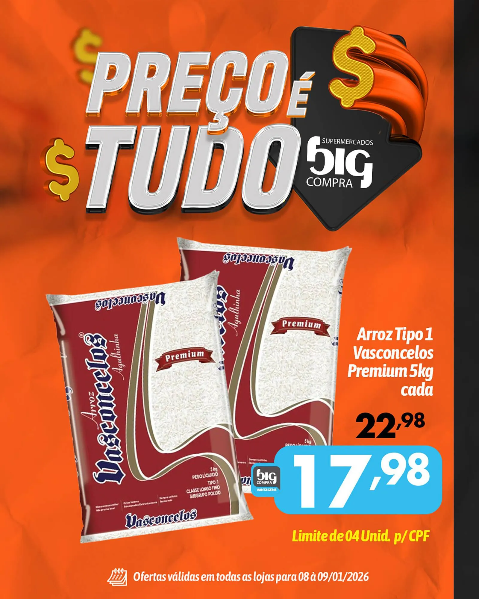 Encarte de Catálogo Supermercados Big Compra 8 de janeiro até 9 de janeiro 2026 - Pagina 2