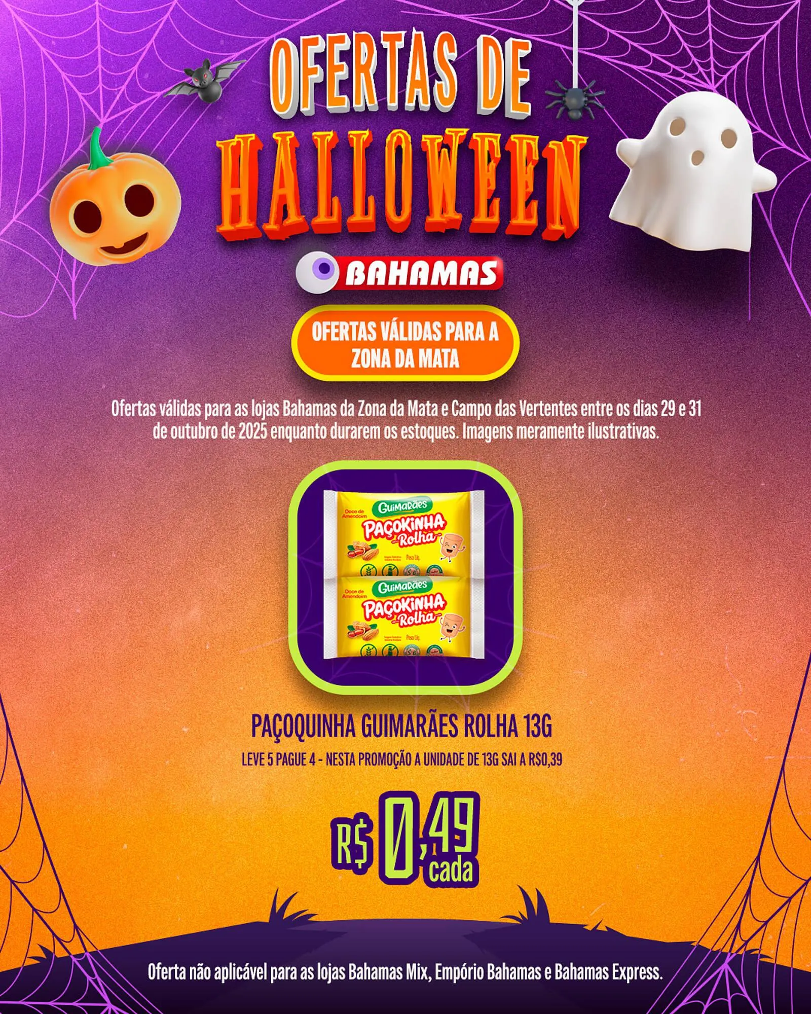 Encarte de Catálogo Bahamas Supermercados 29 de outubro até 31 de outubro 2025 - Pagina 2