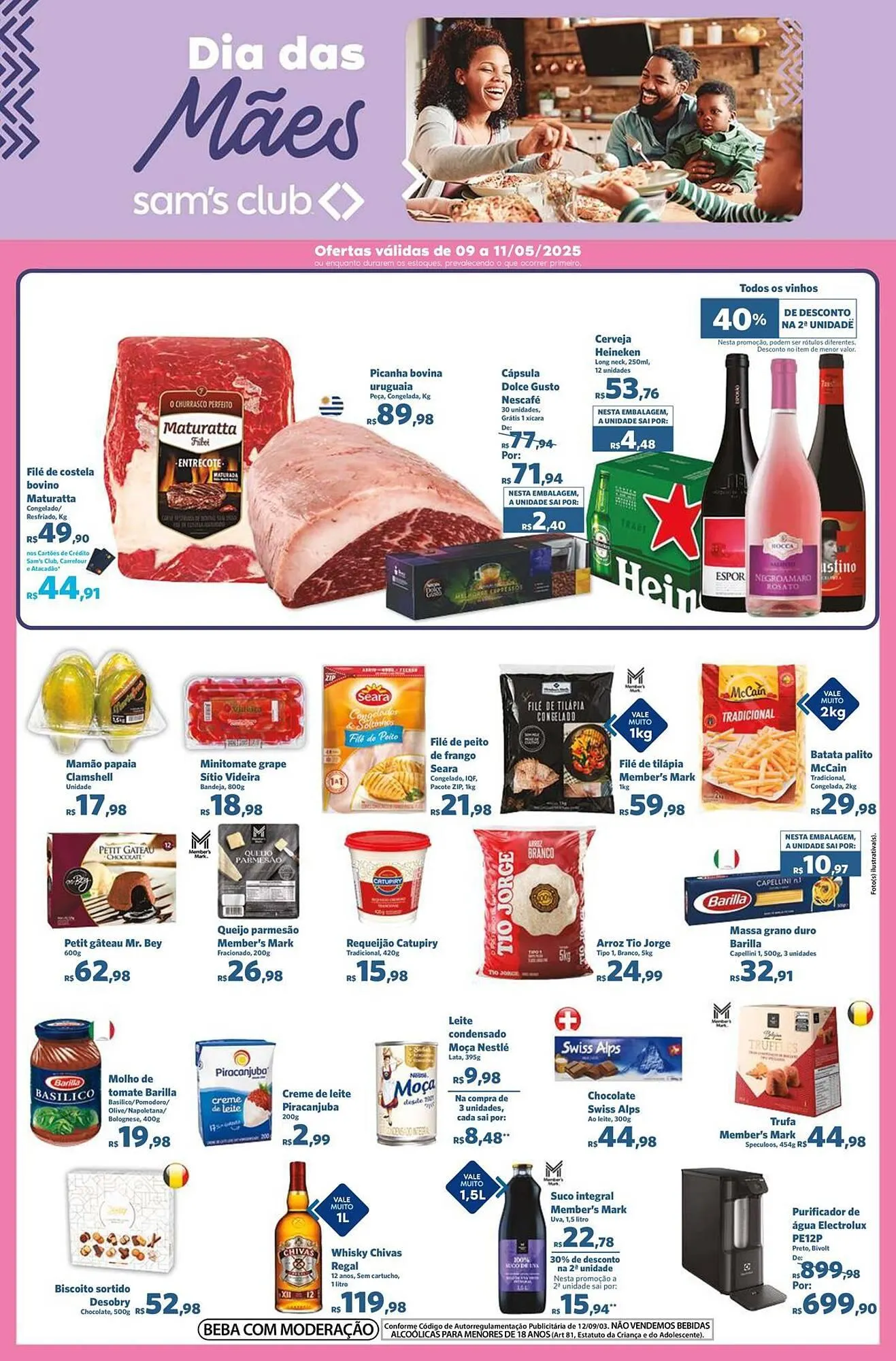 Encarte de Catálogo Sam's Club 9 de maio até 11 de maio 2025 - Pagina 1