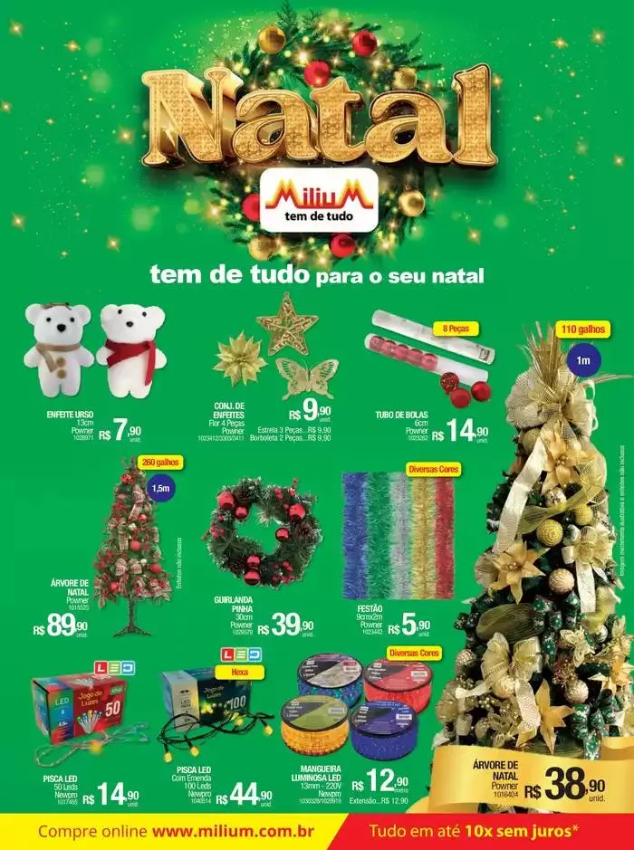 Encarte de Natal 16 de outubro até 25 de dezembro 2024 - Pagina 1