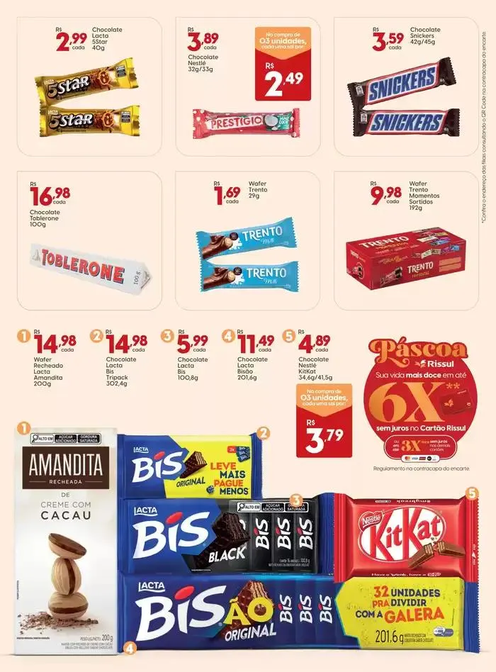 Encarte de PÁSCOA RISSUL 20 de março até 29 de março 2025 - Pagina 5