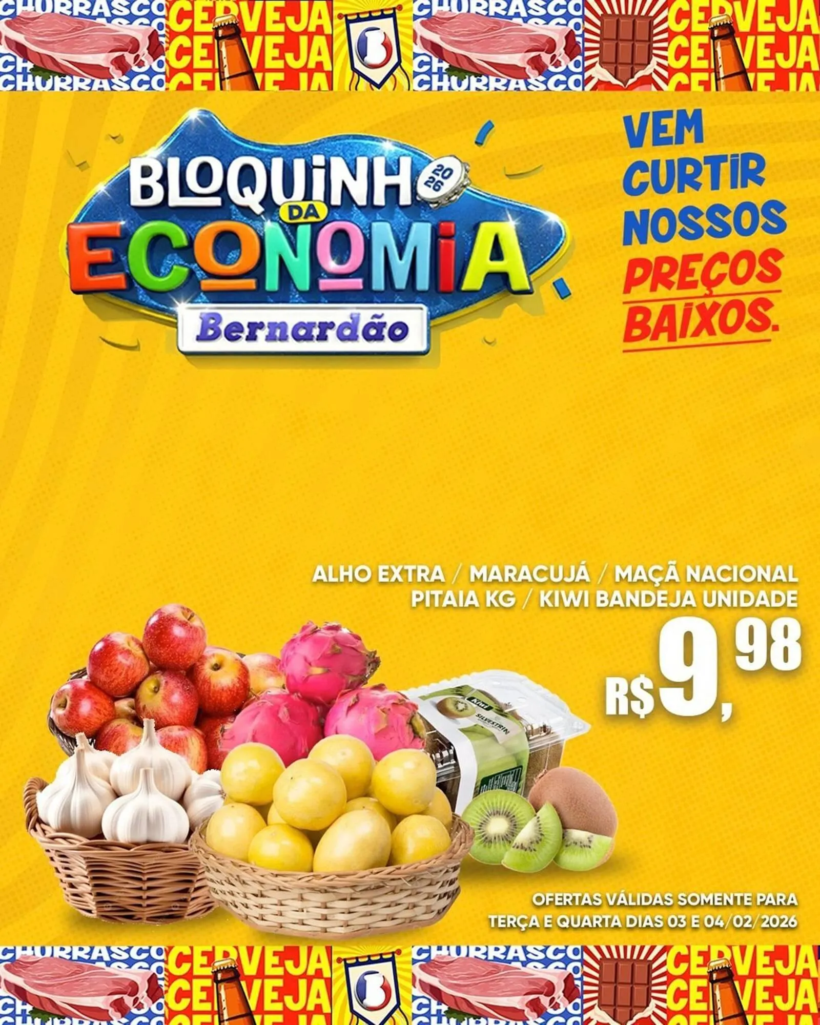 Encarte de Catálogo Supermercado Bernardão 3 de fevereiro até 4 de fevereiro 2026 - Pagina 10