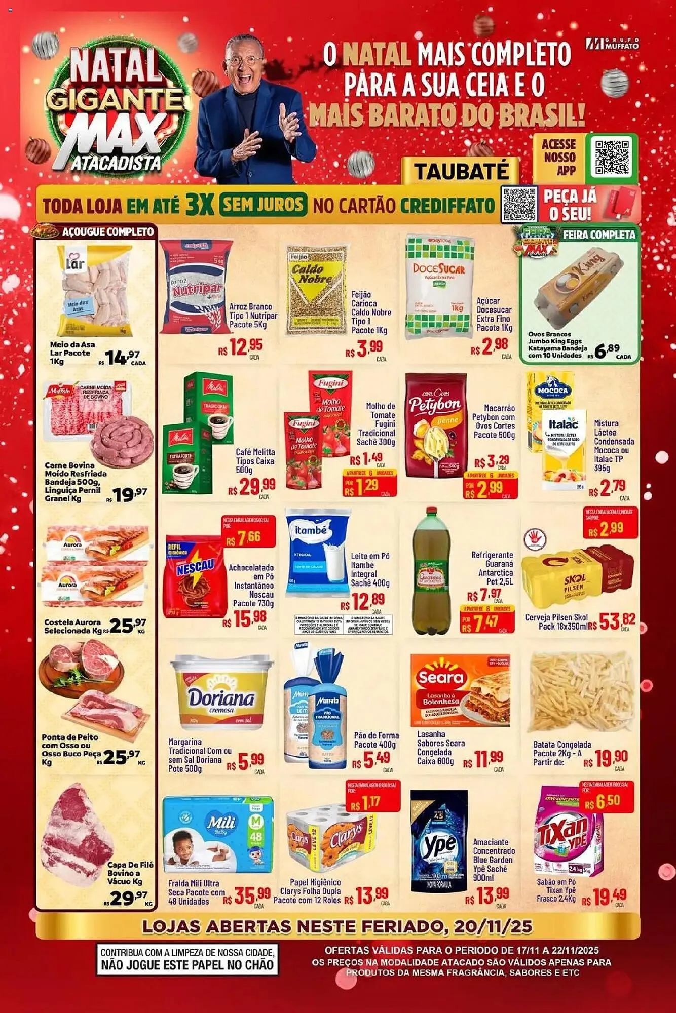 Encarte de Encarte Max Atacadista 17 de novembro até 23 de novembro 2025 - Pagina 1