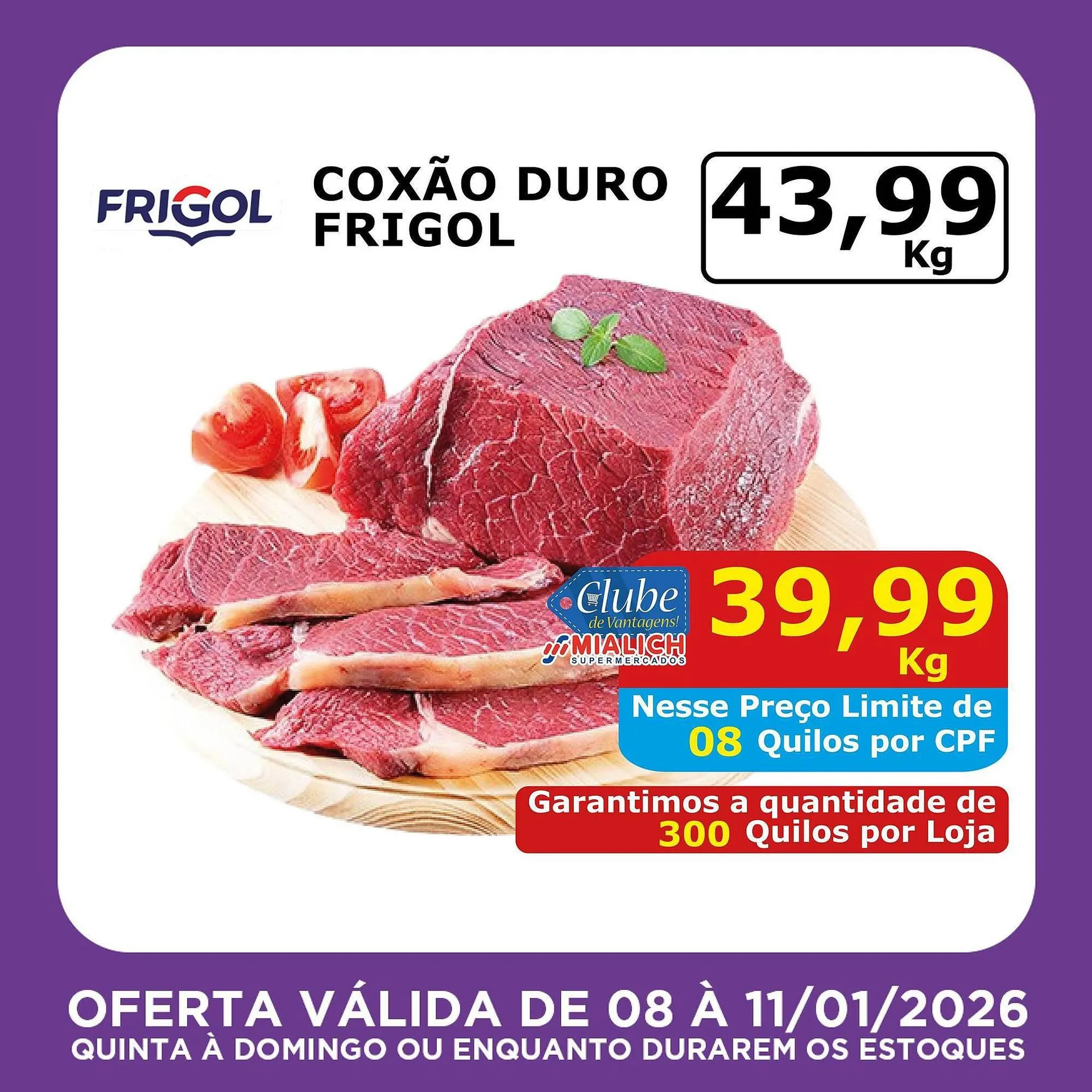 Encarte de Catálogo Mialich Supermercados 8 de janeiro até 11 de janeiro 2026 - Pagina 3