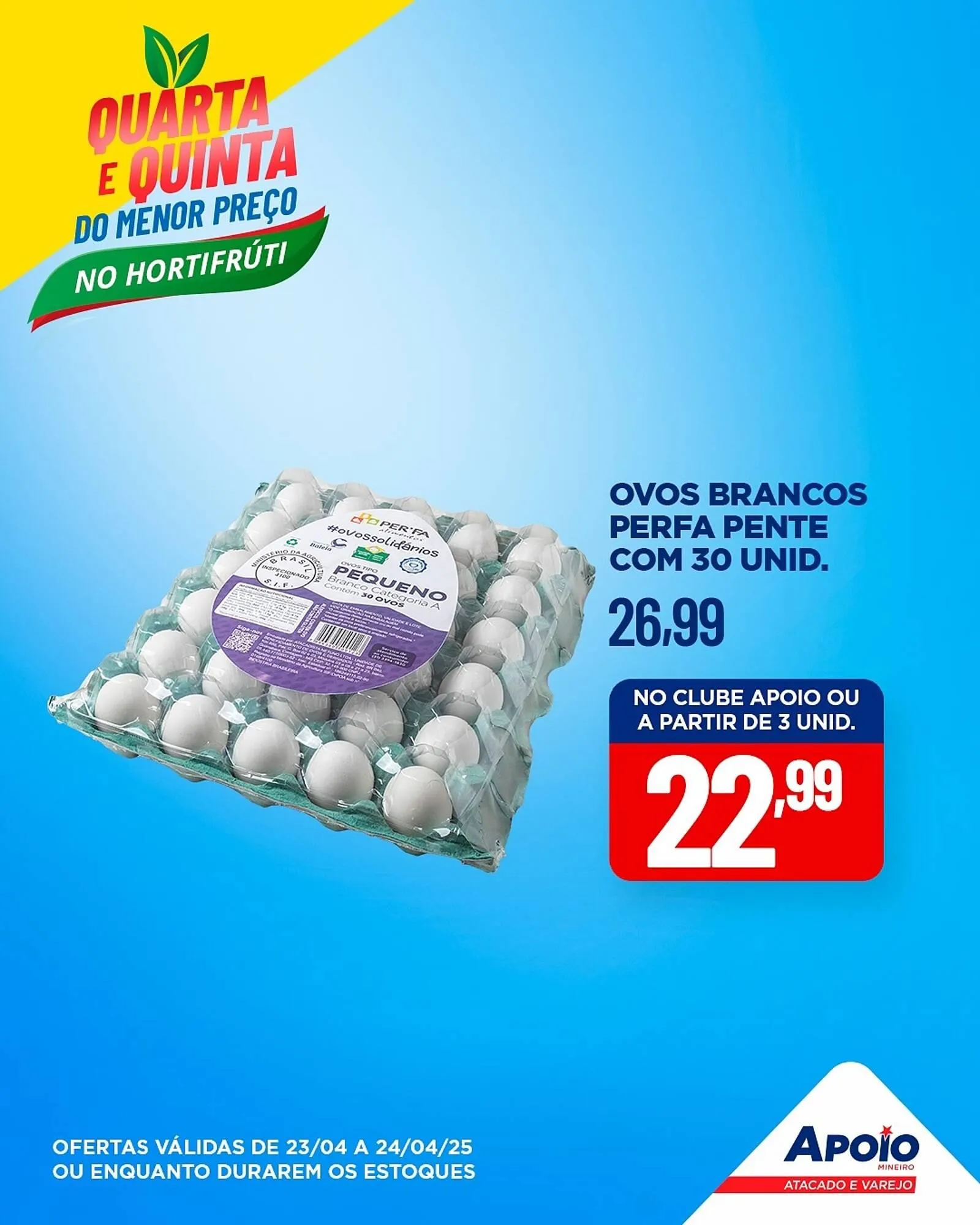 Encarte de Catálogo Apoio Mineiro 23 de abril até 24 de abril 2025 - Pagina 1