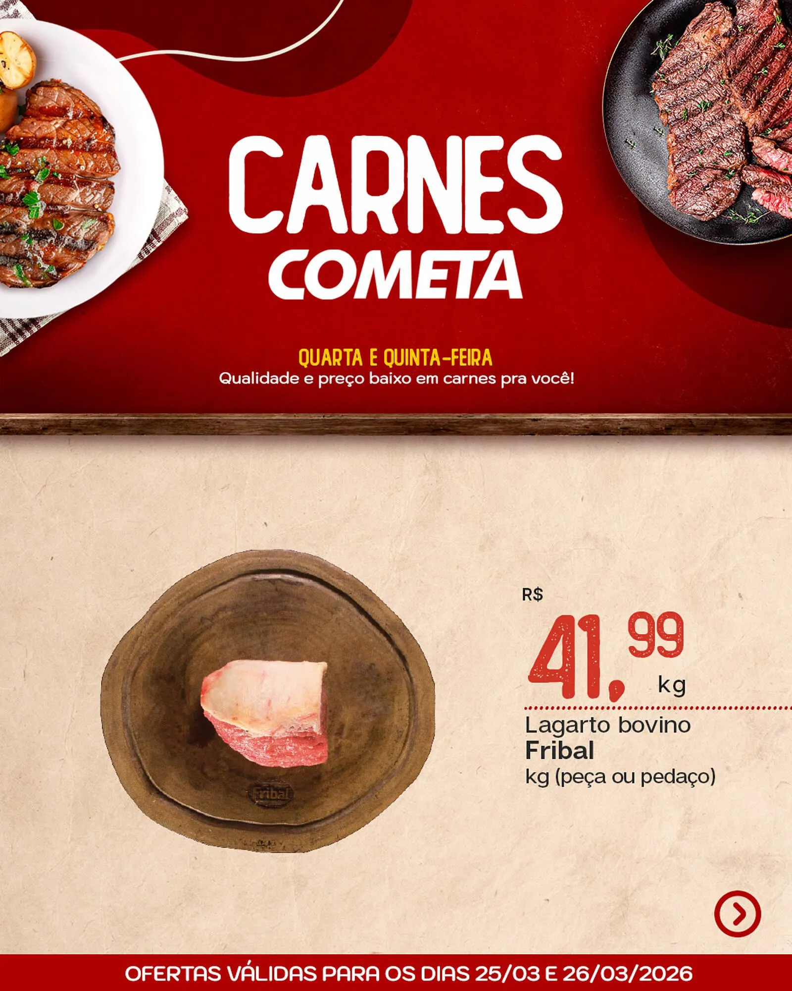 Encarte de Encarte Cometa Supermercados 25 de março até 26 de março 2026 - Pagina 3