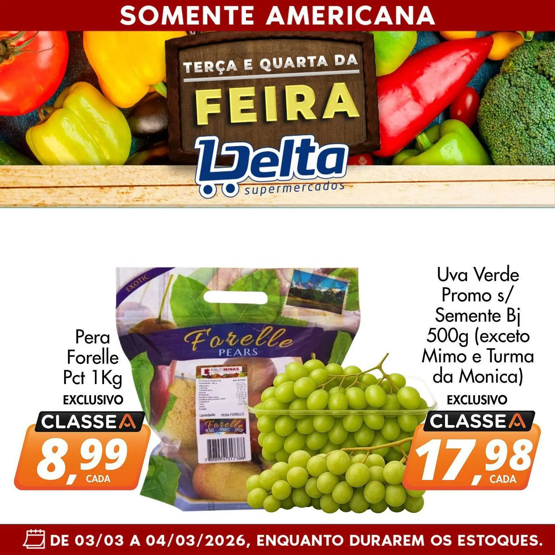 Encarte de Catálogo Delta Supermercados 3 de março até 4 de março 2026 - Pagina 2