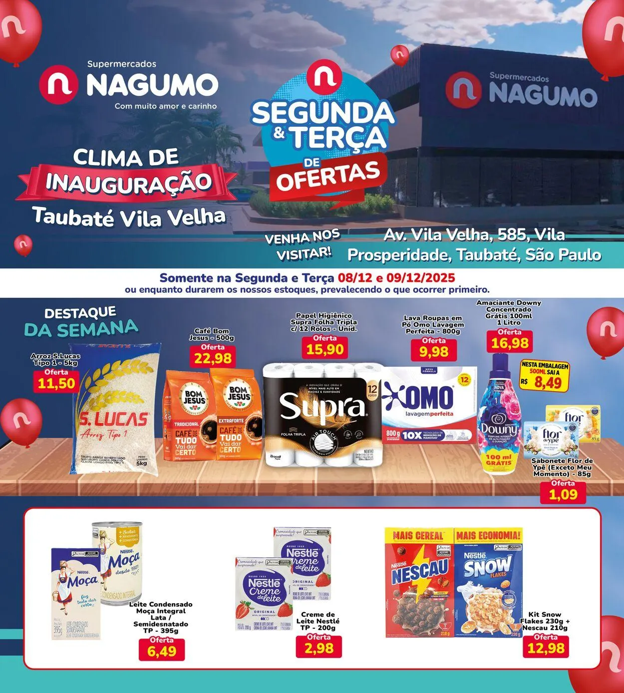 Encarte de Nagumo - Taubaté - Vila Velha 9 de dezembro até 23 de dezembro 2025 - Pagina 1