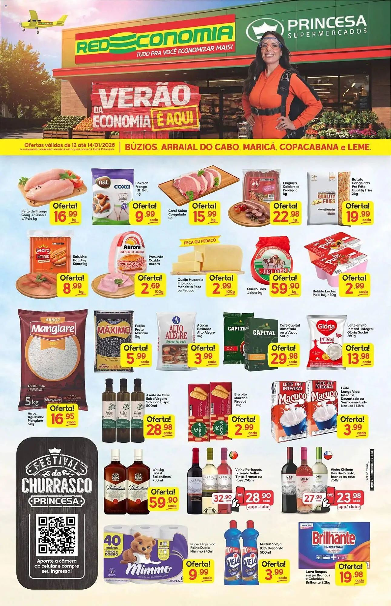 Encarte de Encarte Supermercados Princesa 12 de janeiro até 14 de janeiro 2026 - Pagina 1