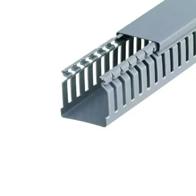 Canaleta HD-1P 20x20 Cinza Barra de 2 Metros - Hellerman - Referência: 01.18.00049/20