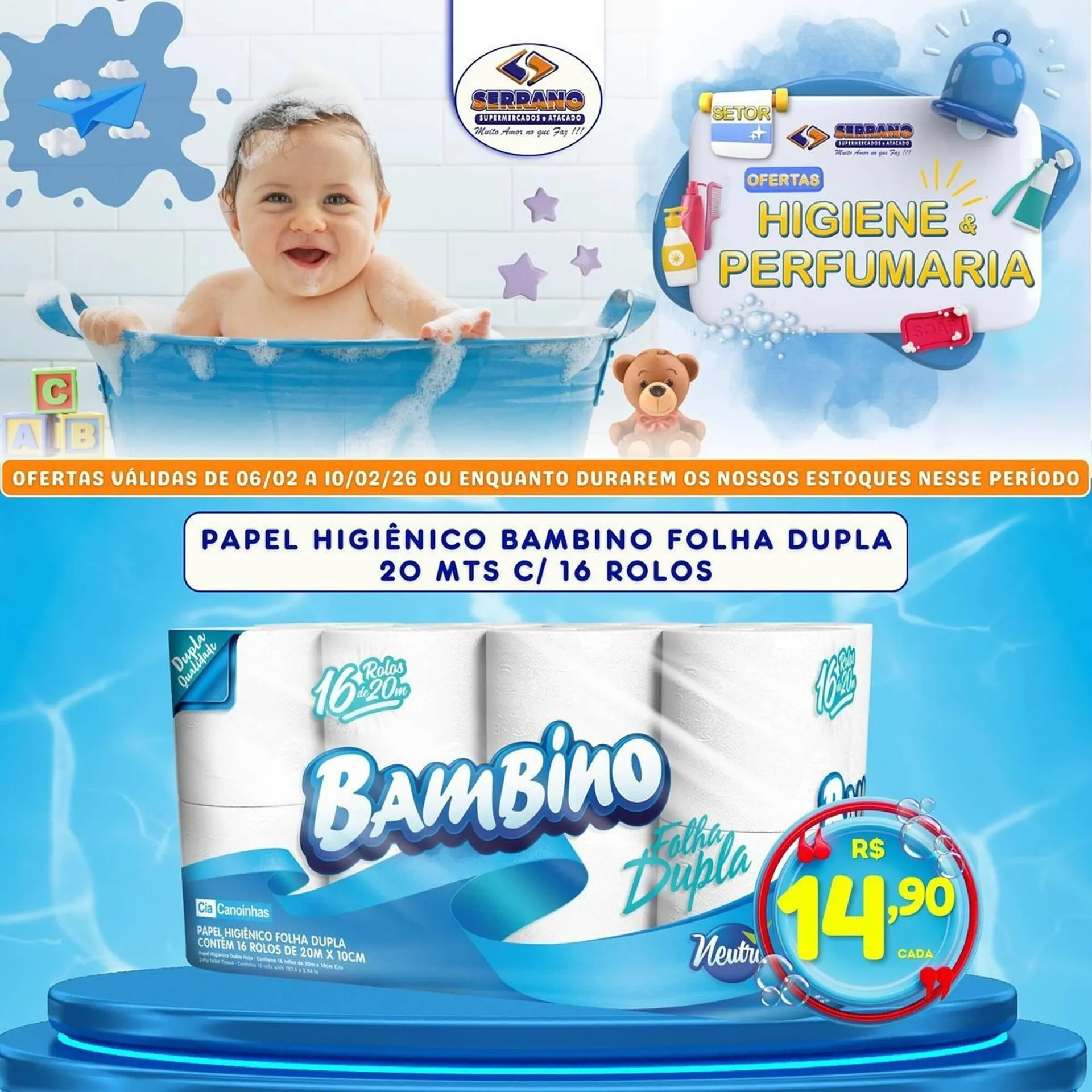 Encarte de Catálogo Serrano Supermercado 6 de fevereiro até 10 de fevereiro 2026 - Pagina 2