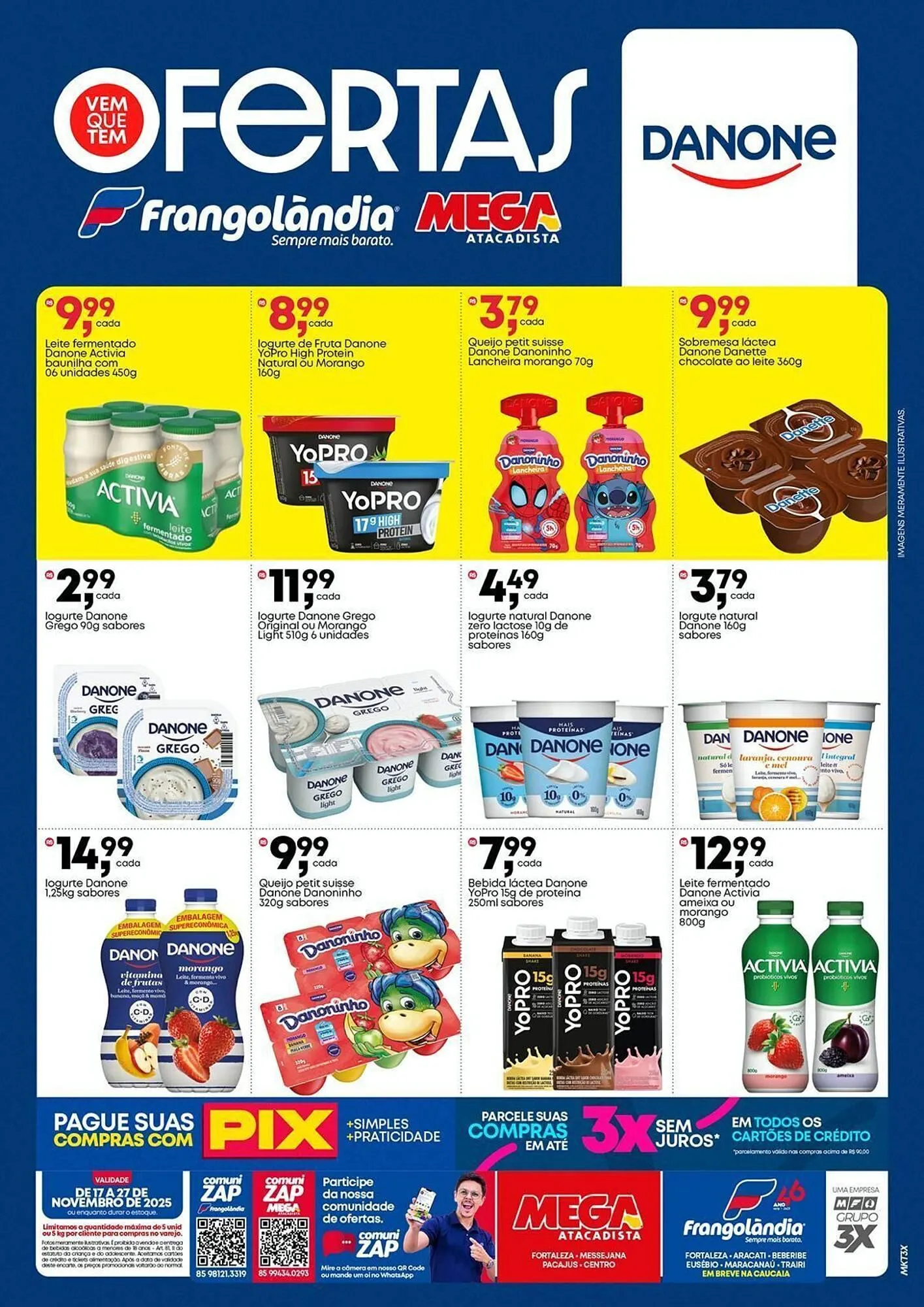 Encarte de Encarte Frangolândia 17 de novembro até 27 de novembro 2025 - Pagina 1