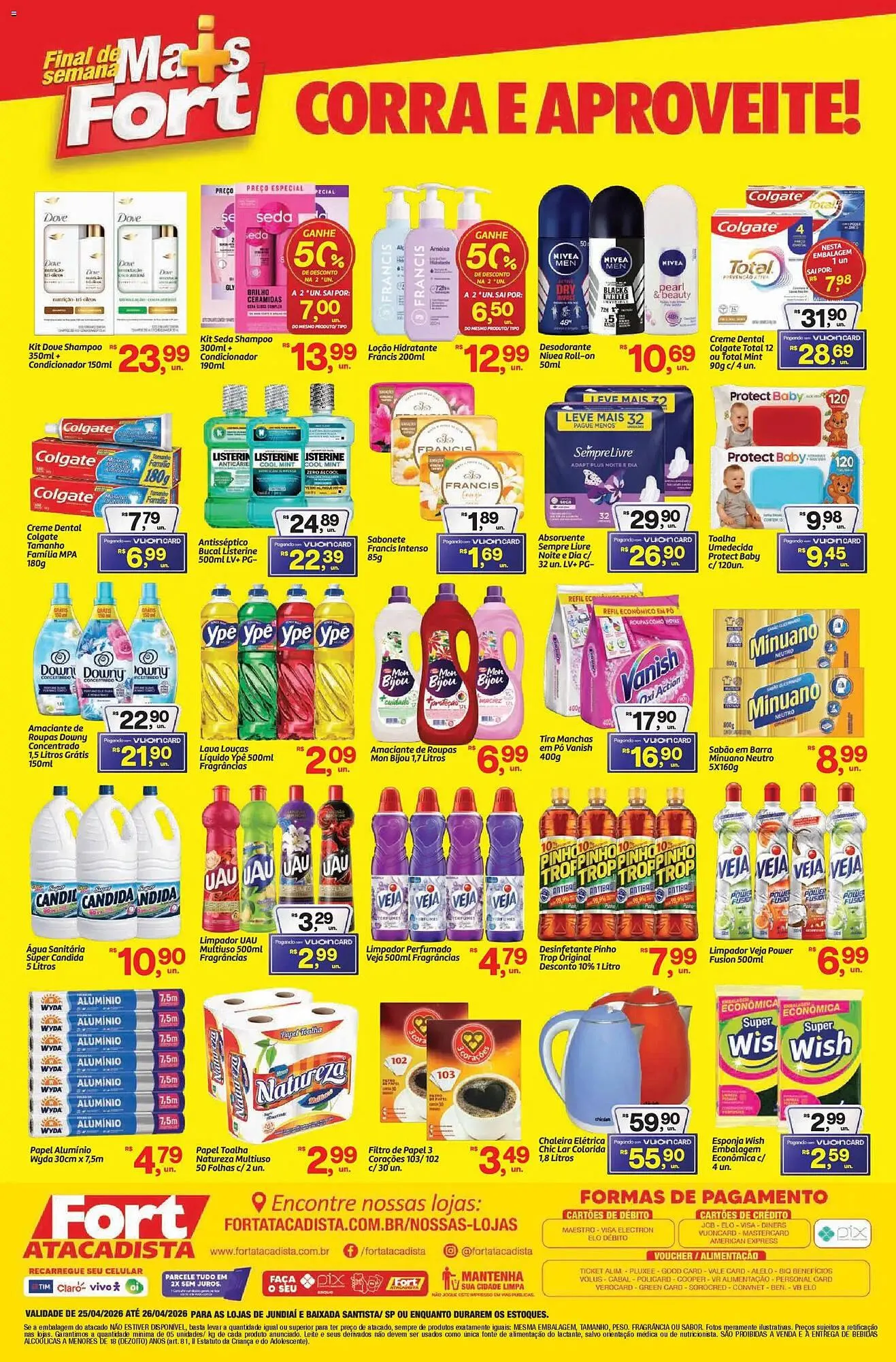 Encarte de Tabloide Fort Atacadista 25 de abril até 26 de abril 2026 - Pagina 4