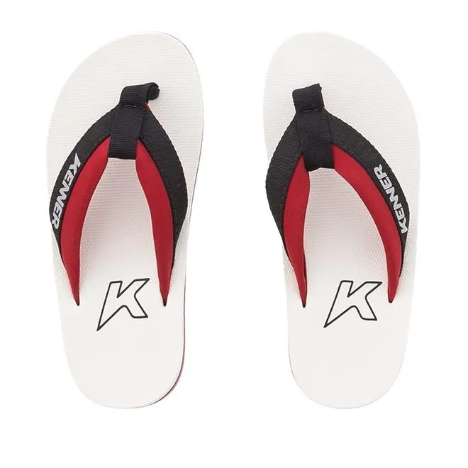 Chinelo Kenner Kinno Masculino Tecido Vermelho