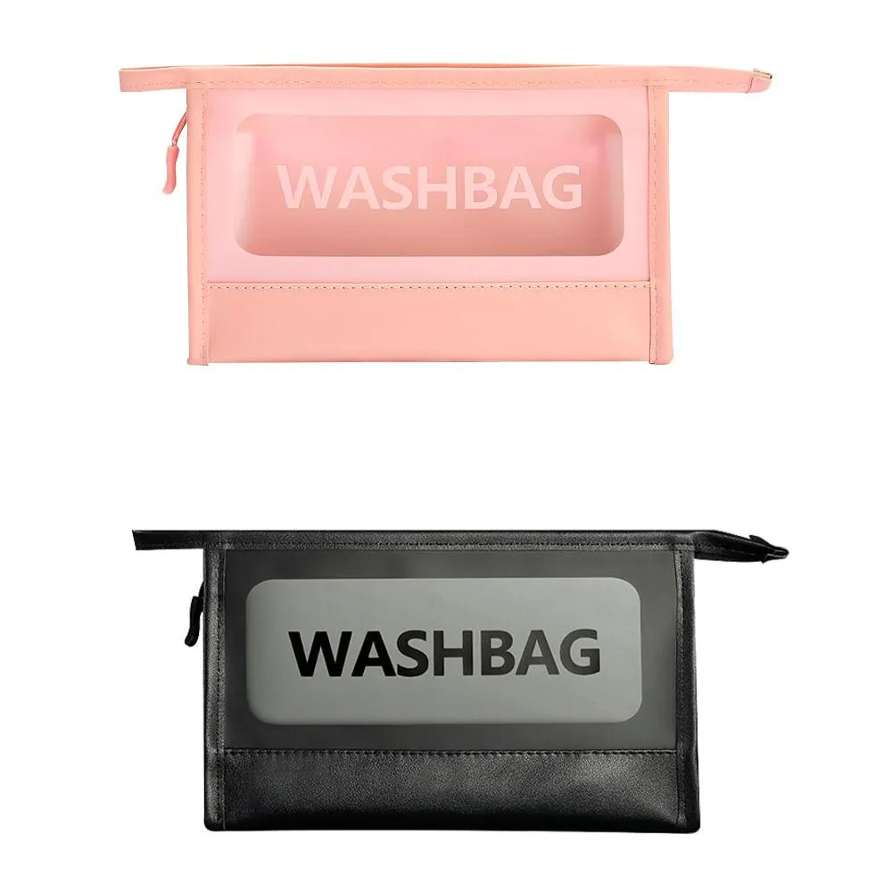 Necessaire Com Visor Plástico Sortida 22x5x13,5cm LM2165 - honeyhome