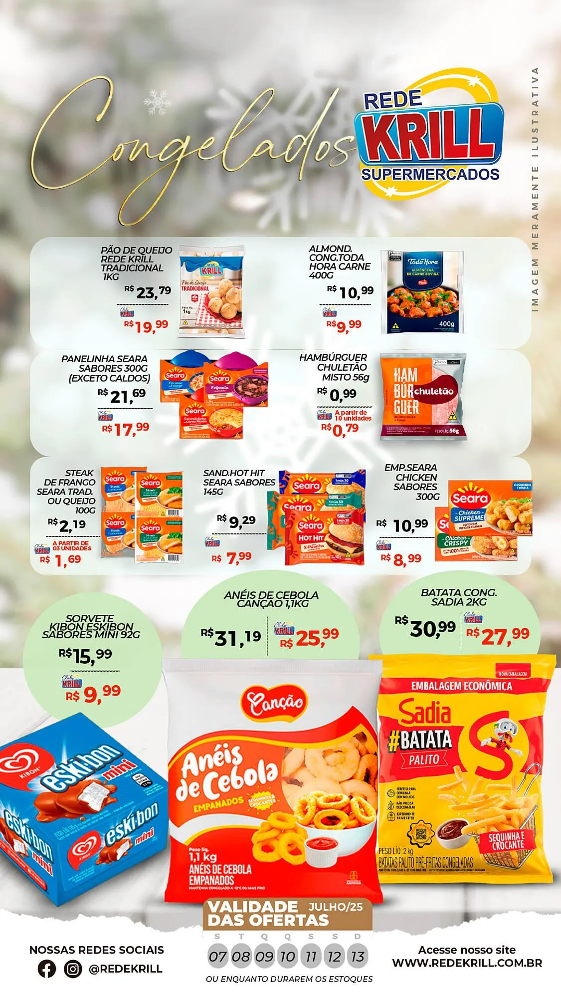 Encarte de Catálogo Rede Krill 7 de julho até 13 de julho 2025 - Pagina 1