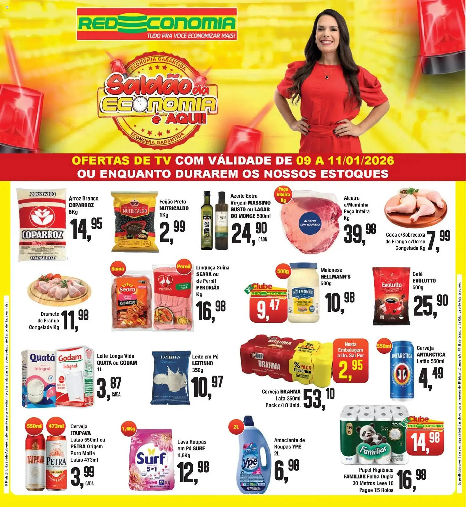 Encarte de Encarte Redeconomia 9 de janeiro até 11 de janeiro 2026 - Pagina 1
