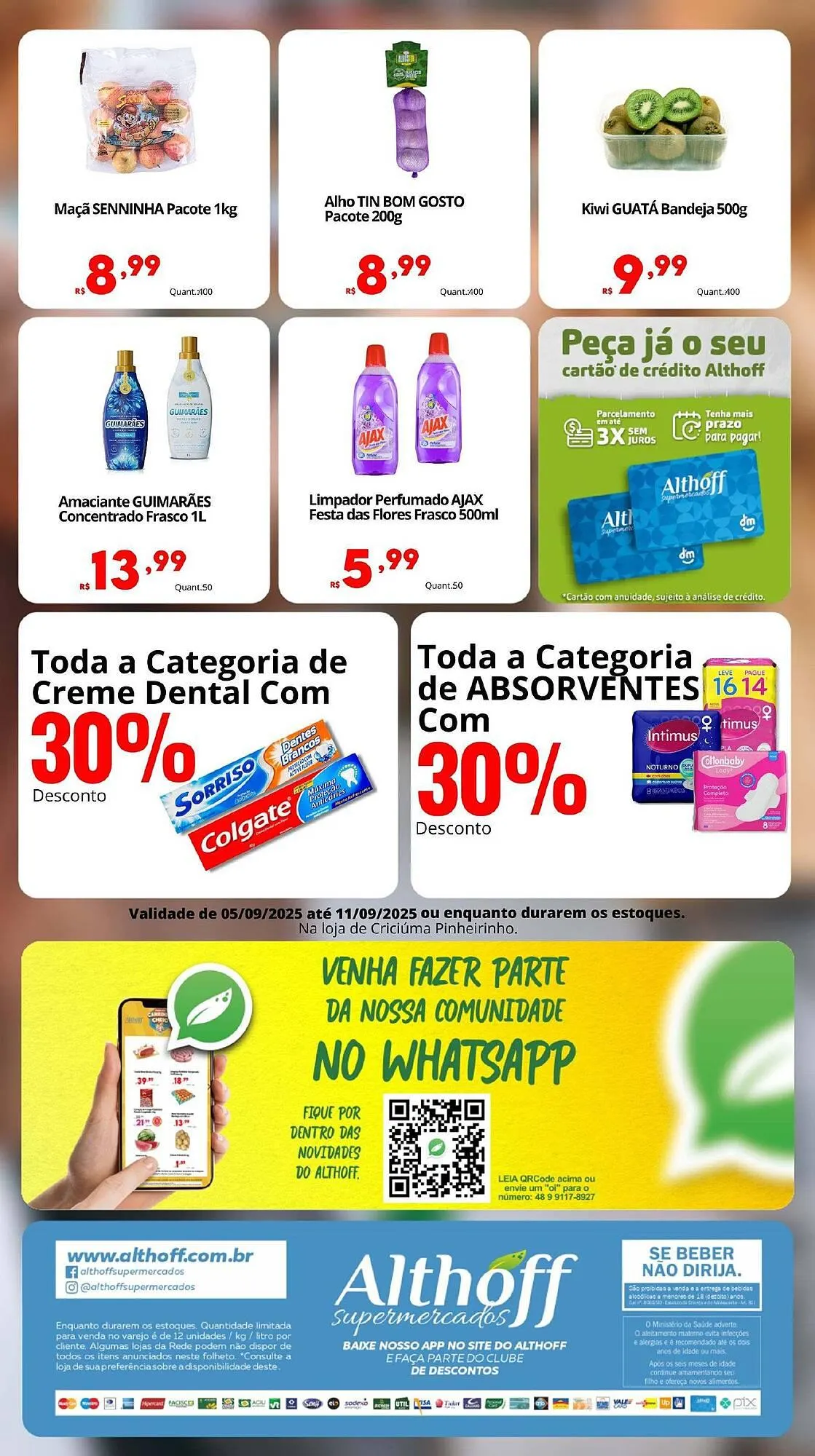 Encarte de Encarte Althoff Supermercados 11 de setembro até 18 de setembro 2025 - Pagina 3