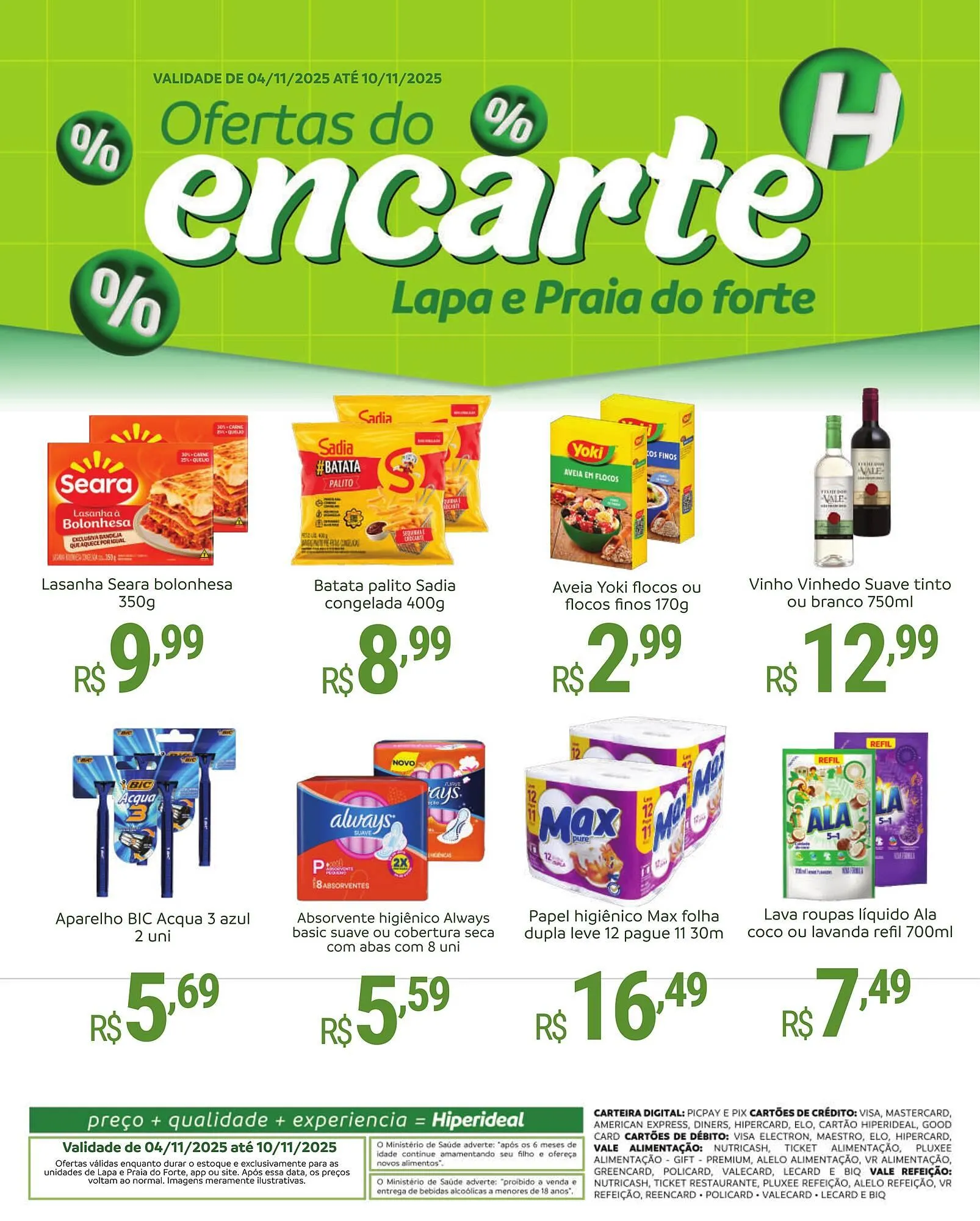 Encarte de Catálogo Hiperideal Supermercados 4 de novembro até 10 de novembro 2025 - Pagina 3