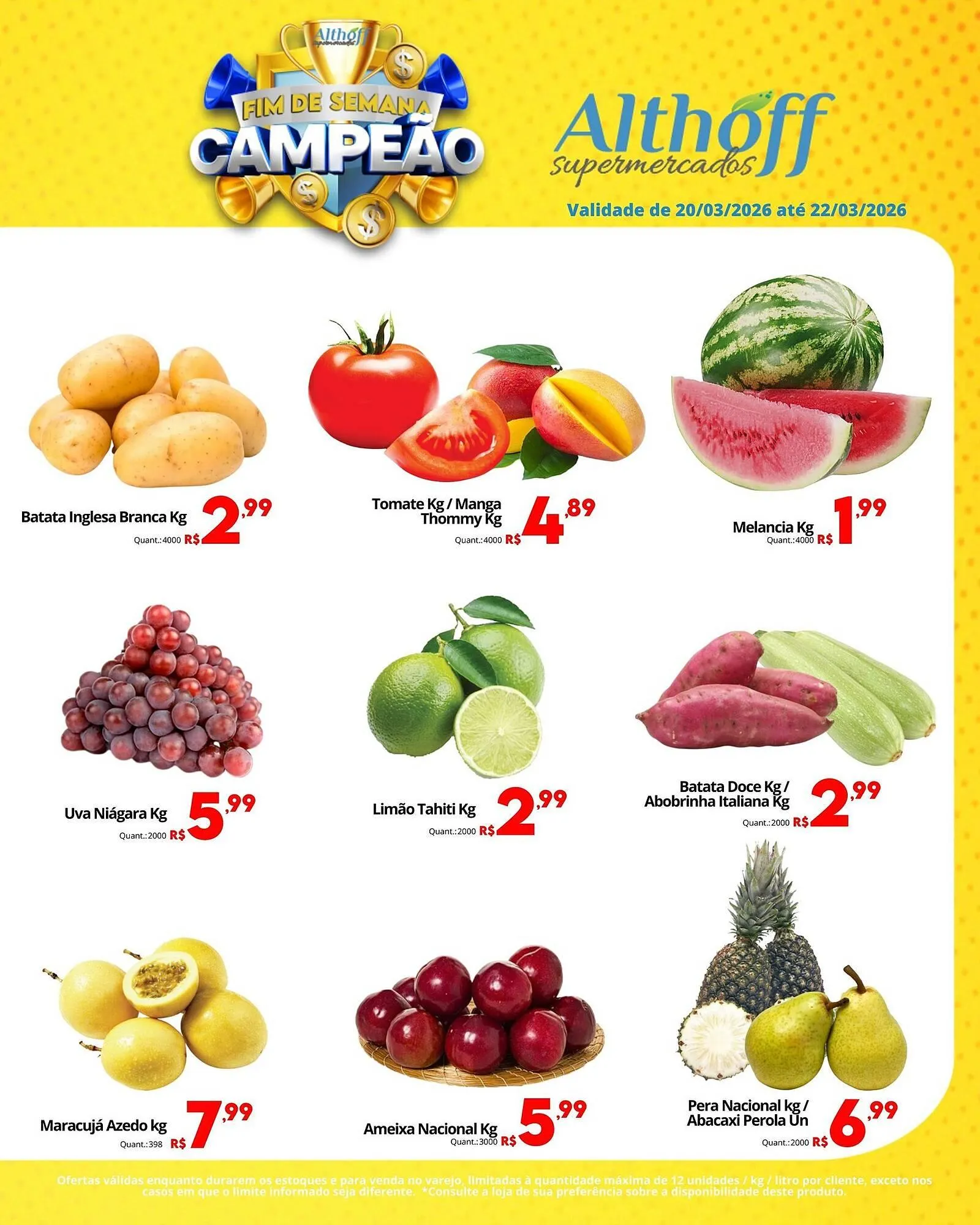 Encarte de Encarte Althoff Supermercados 20 de março até 22 de março 2026 - Pagina 3