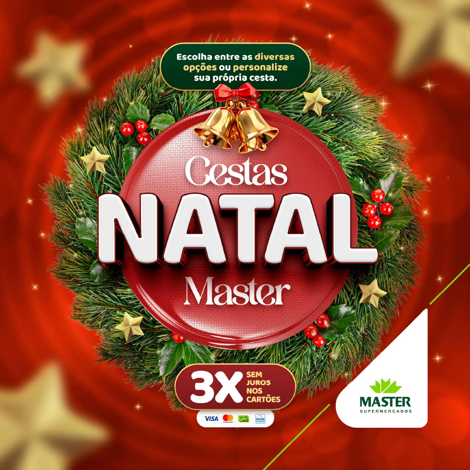 Encarte de Catálogo Master Supermercados 25 de novembro até 25 de dezembro 2024 - Pagina 1