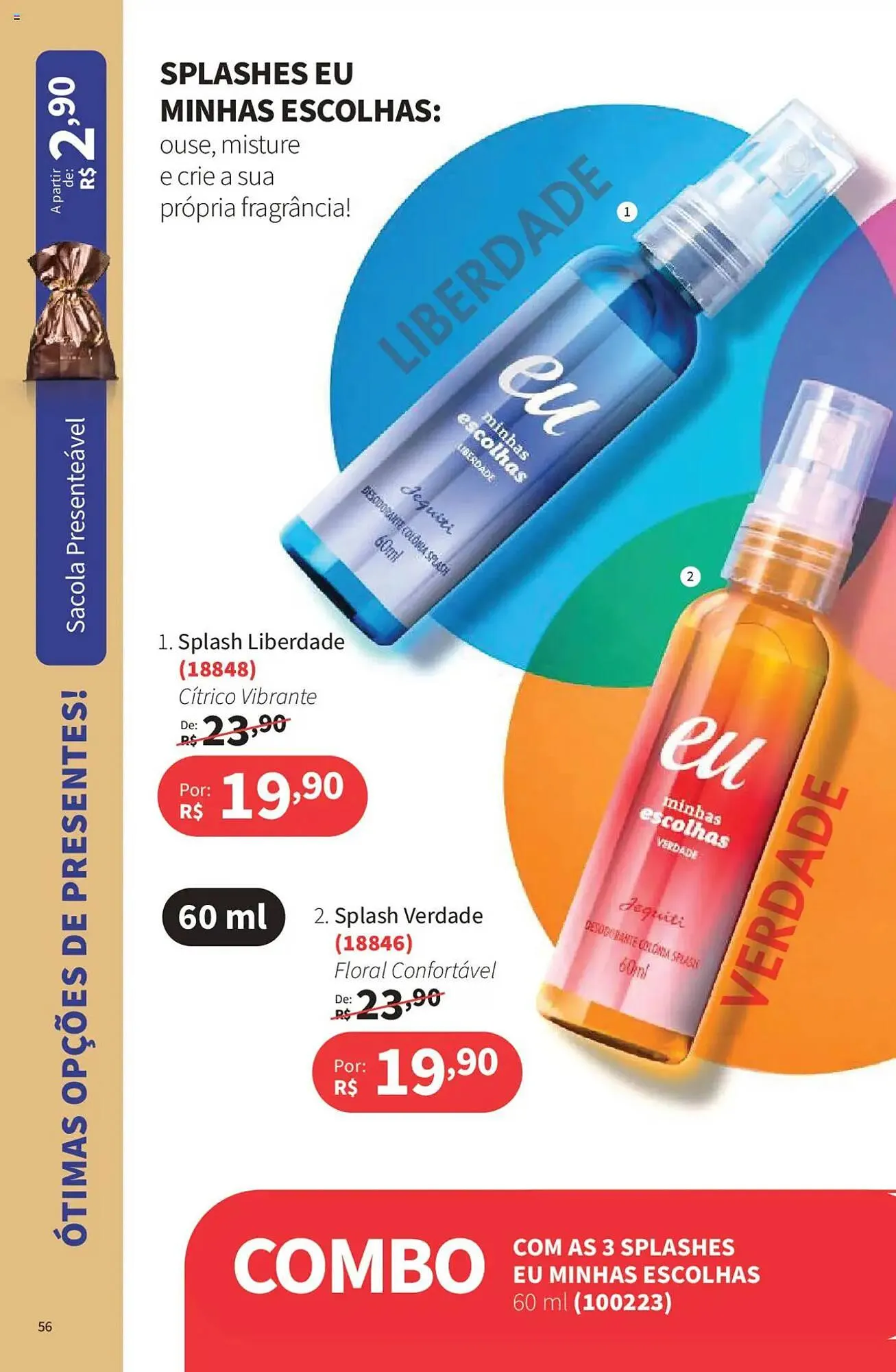 Encarte de Catálogo Jequiti 19 de junho até 17 de julho 2025 - Pagina 56