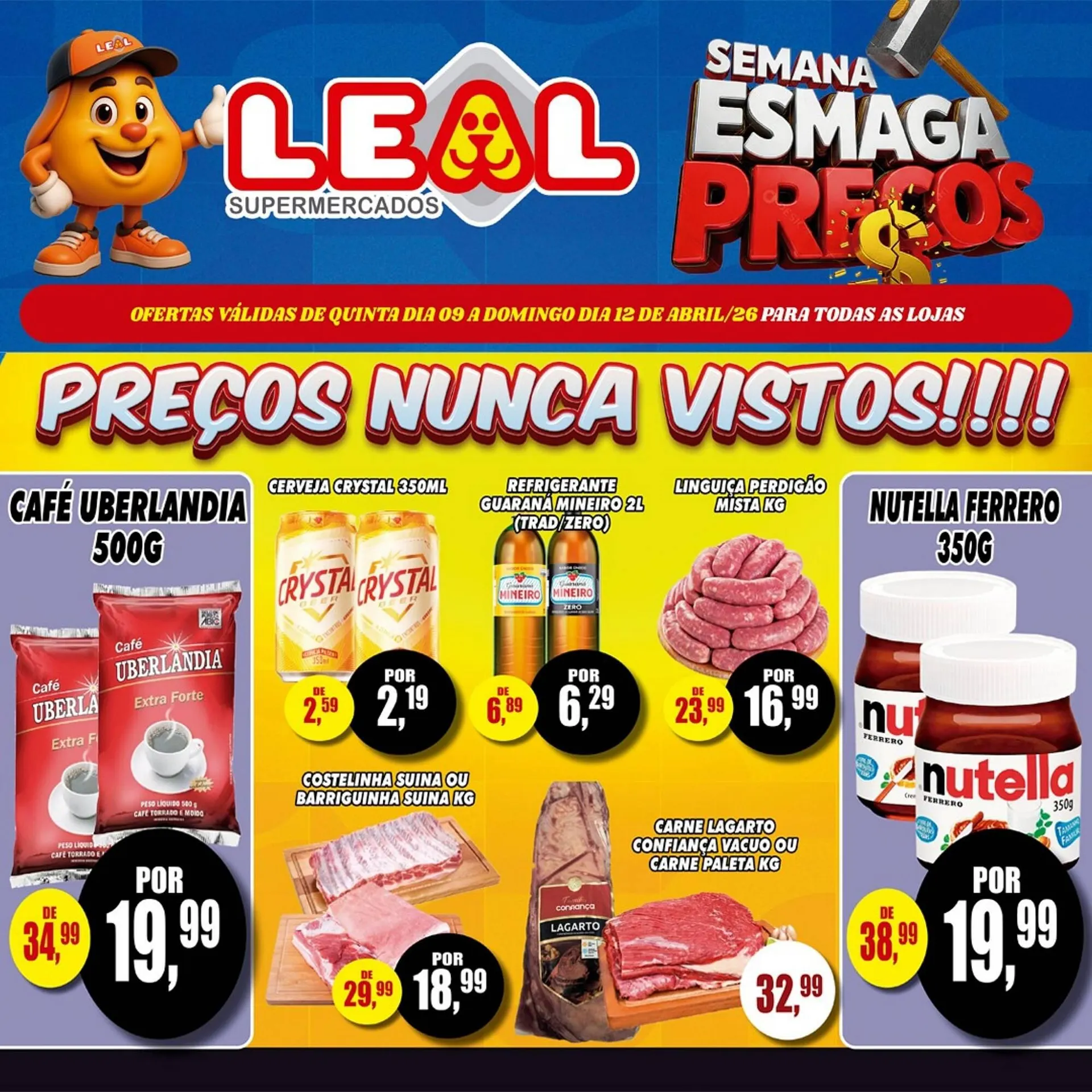 Encarte de Folheto Supermercado leal 10 de abril até 12 de abril 2026 - Pagina 4