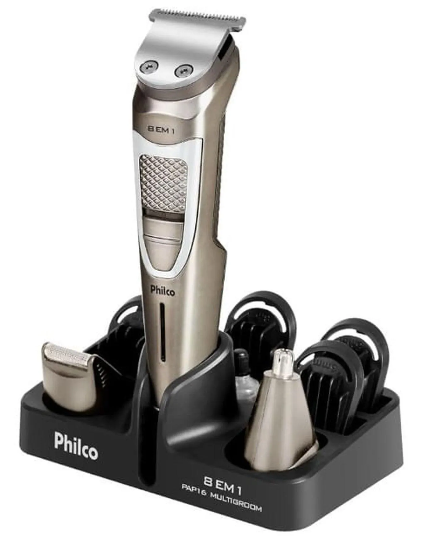 Aparador de Pelos Philco Multigroom 8 em 1 5W PAP16