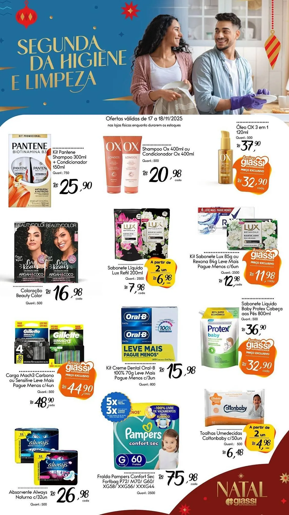 Encarte de Encarte Giassi Supermercados 17 de novembro até 18 de novembro 2025 - Pagina 1