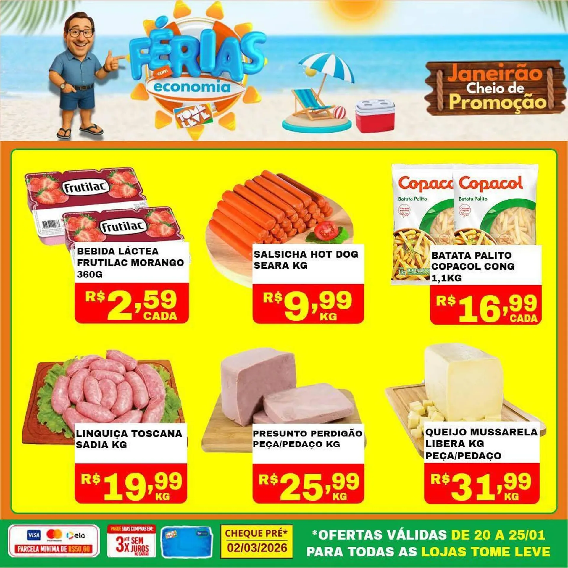 Encarte de Catálogo Tome Leve 20 de janeiro até 25 de janeiro 2026 - Pagina 3